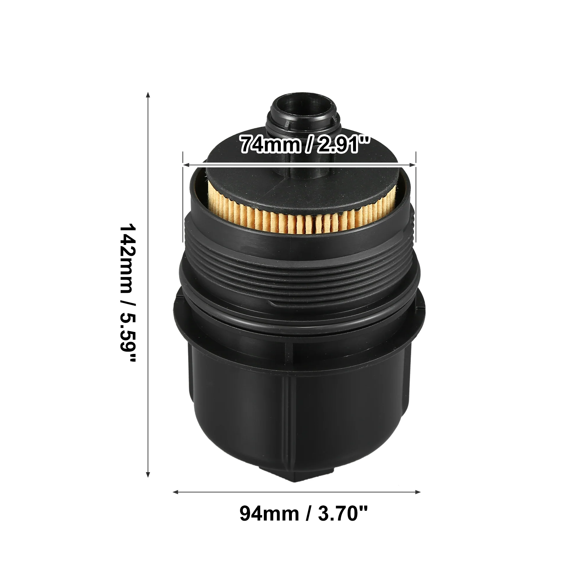 No.68498720AA/68507598AA Engine Oil Filter Housing Cap Cover with Oil Filter and Cap Assembly for Jeep Wrangler 3.0 Diesel 2020-2023 - Image 5