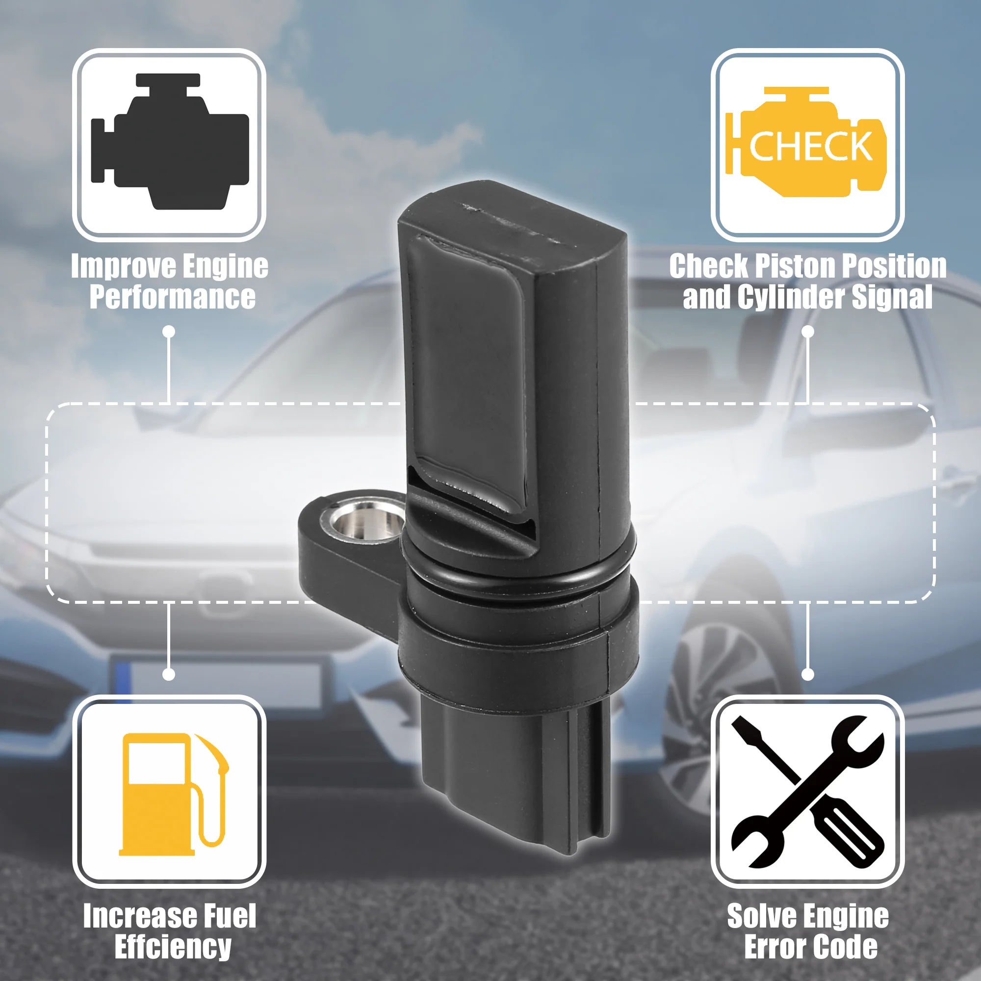 Crankshaft Position Sensor 23731-6J90C for Nissan 350Z Murano Pathfinder Note Micra Micra C+C - Image 5