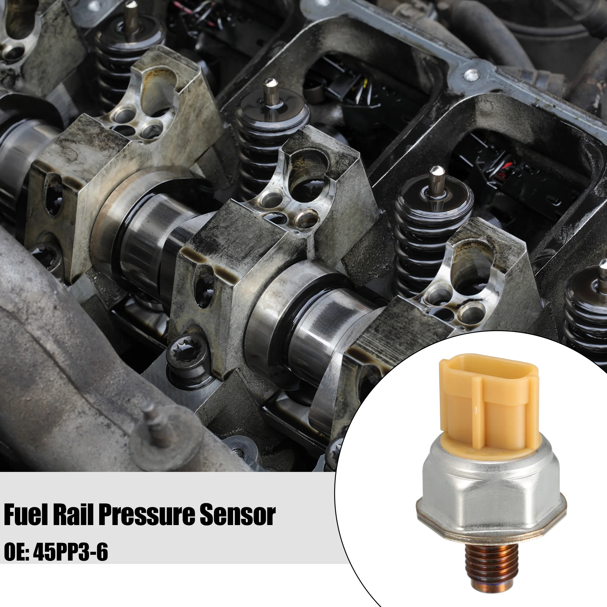 Fuel Rail Pressure Sensor 45PP3-6 Equipment Fuel Pressure Sensor for ISUZU Dmax D-Max 2.5 - Image 3