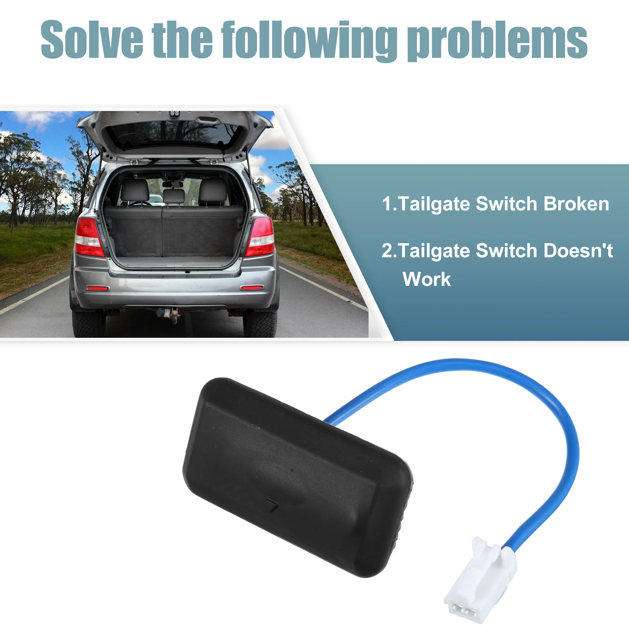 81260-2G000 Rear Trunk Tailgate Rear Door Switch for Kia Forte EX LX S 2.0L L4 - Gas 2017 2018 - Image 6