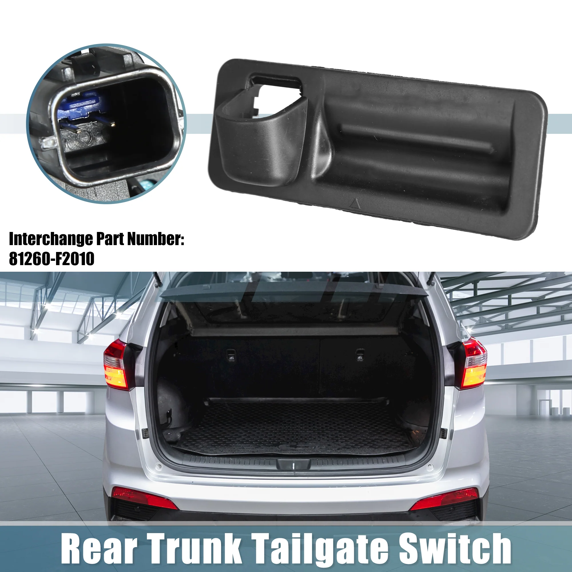 81260-F2010 Rear Trunk Tailgate Rear Door Switch for Hyundai Elantra Eco Limited SE SEL - Image 2
