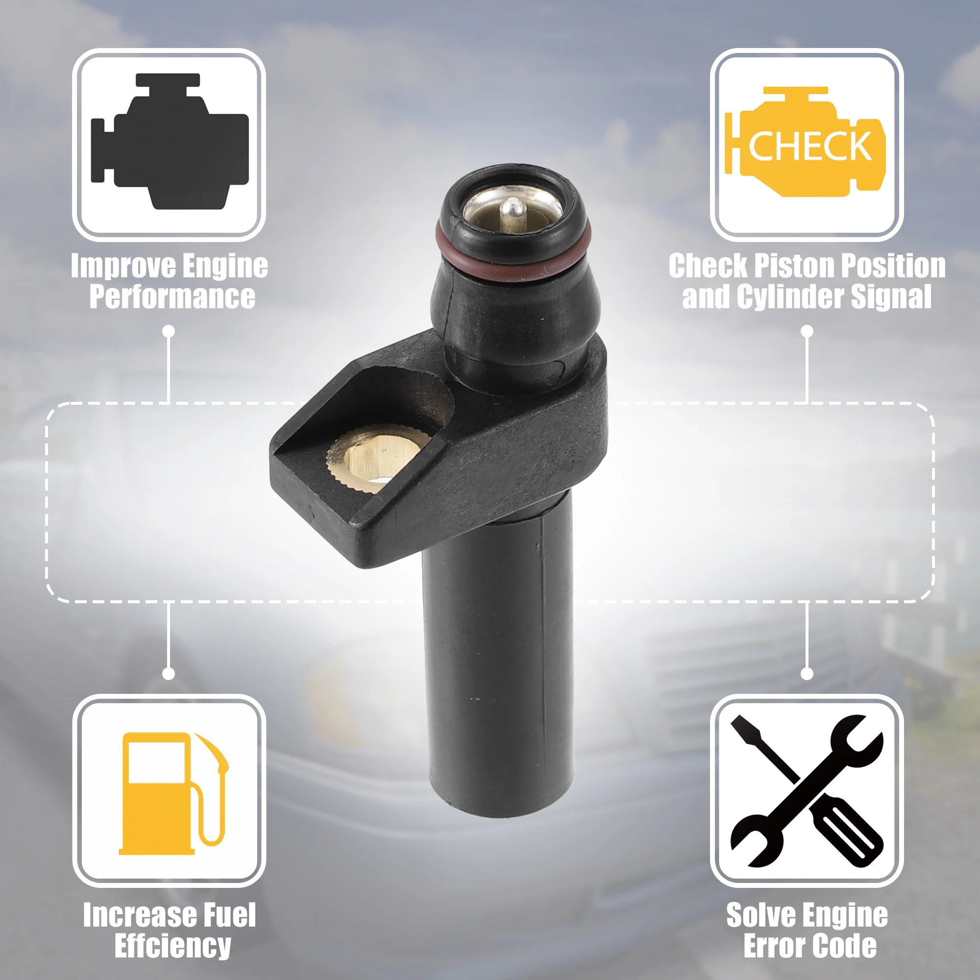 Crankshaft Position Sensor Replacement 31537528 for Mercedes-Benz C220 1996 - Image 5