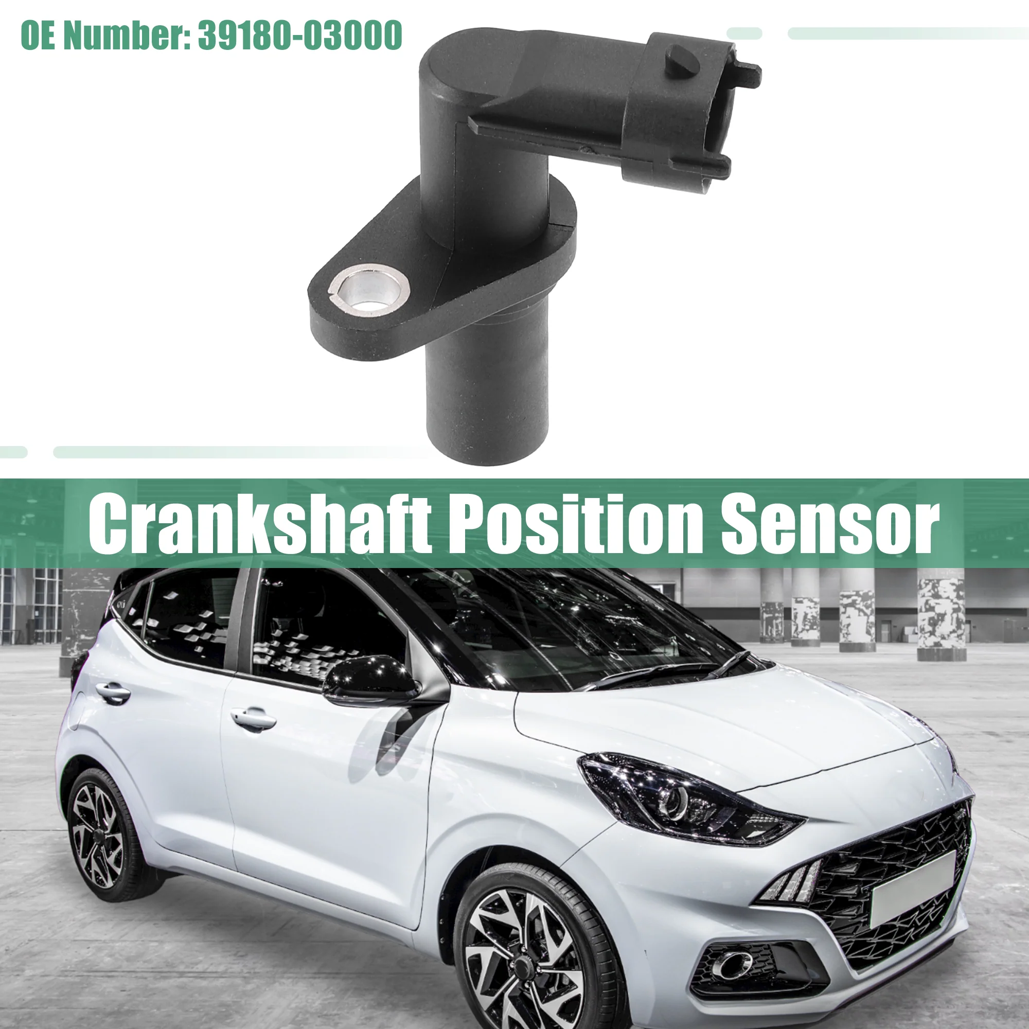 Crankshaft Position Sensor 39180-03000 for HYUNDAI, I10 (BA, IA) 1.2 1.2l, 64kw, 87hp, Petrol G4LA 2013.12 - Image 4
