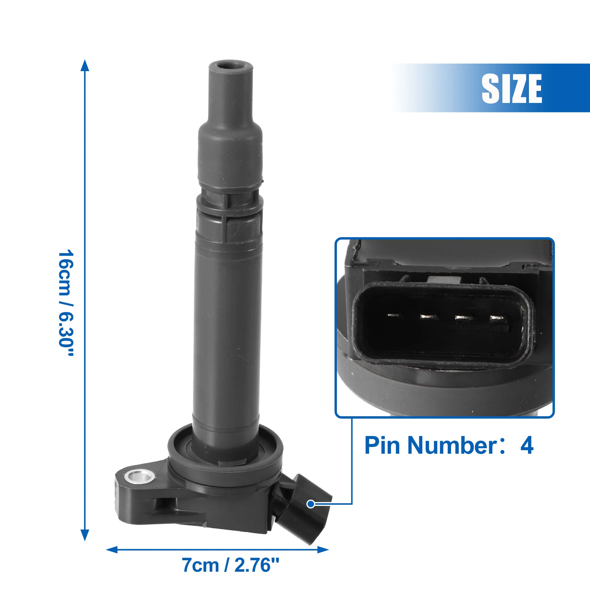 4pcs Car Ignition Coil 90919-02250 90919-02256 90919-02257 for Toyota 4Runner 2010-2022 for Scion TC 2011-2016 - Image 5