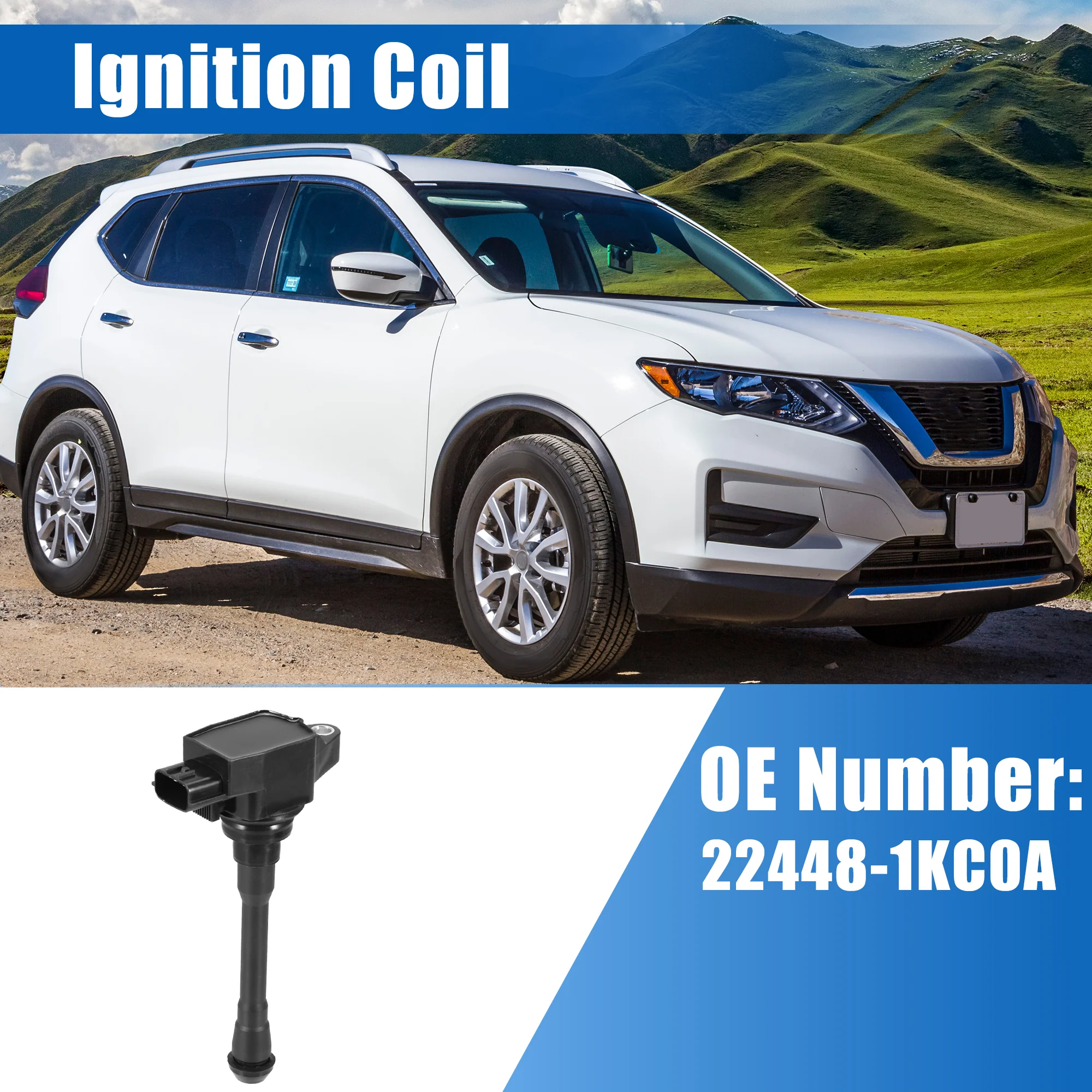 Car Ignition Coil 22448-1KC0A for Nissan Sentra 2017-2019 for Nissan Juke Rogue - Image 2