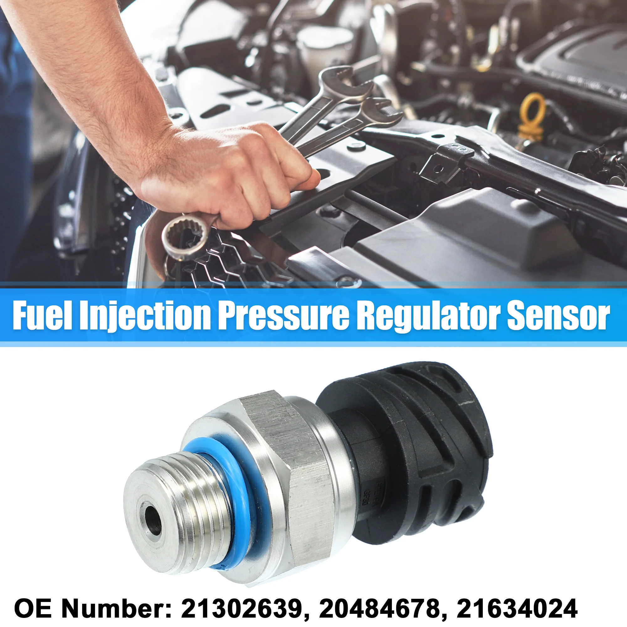21302639 20484678 21634024 Fuel Injection Pressure Regulator Sensor for VOLVO FH13 Truck 2005-2008 for KERAX - Image 3