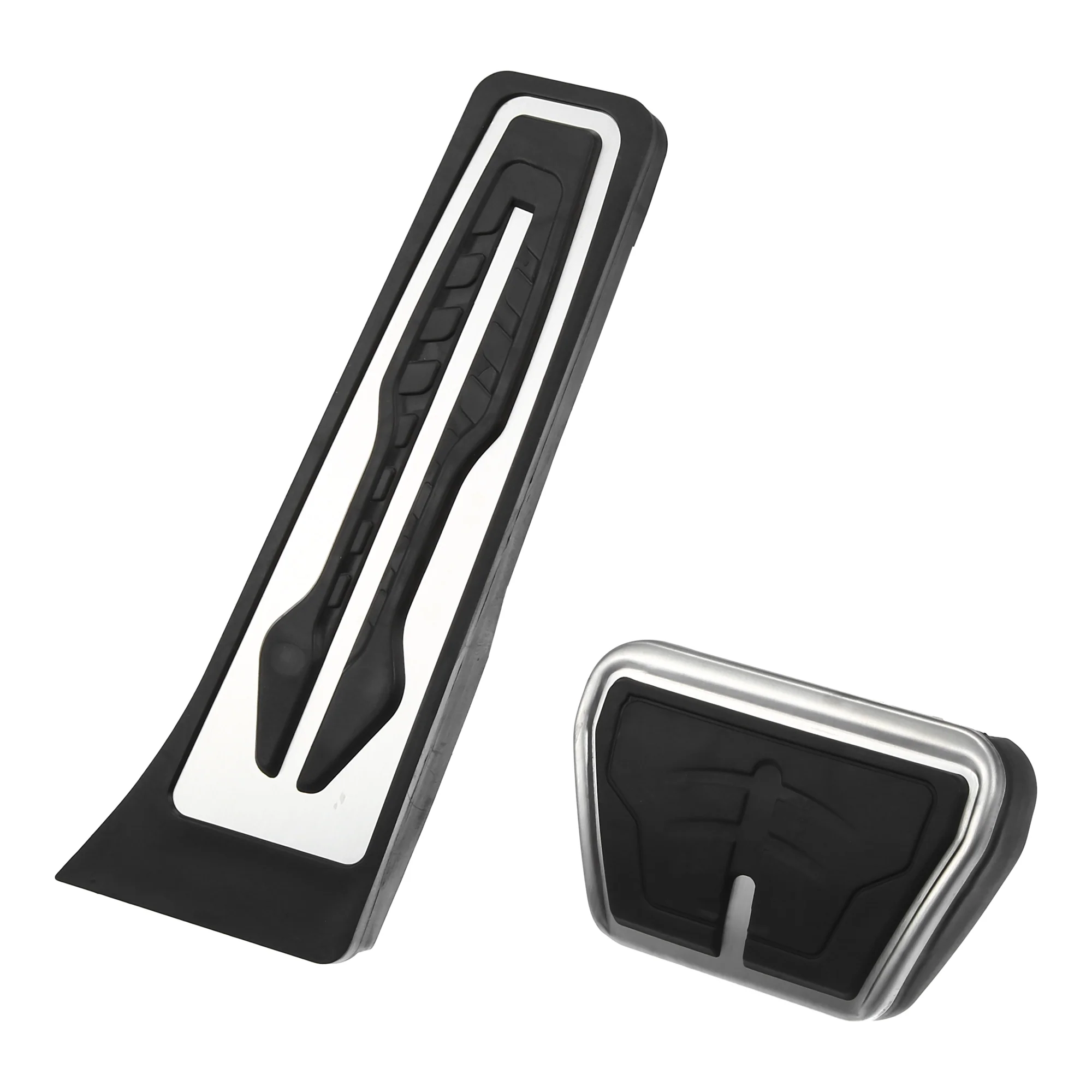 2 Pcs Accelerator Pedal and Brake Pedal Cover Kit for BMW X3 X4 X5 X6 2 3 4 5 6 7 Series G20 F30 G30 G11 G01 G02 G05 Metal Rubber