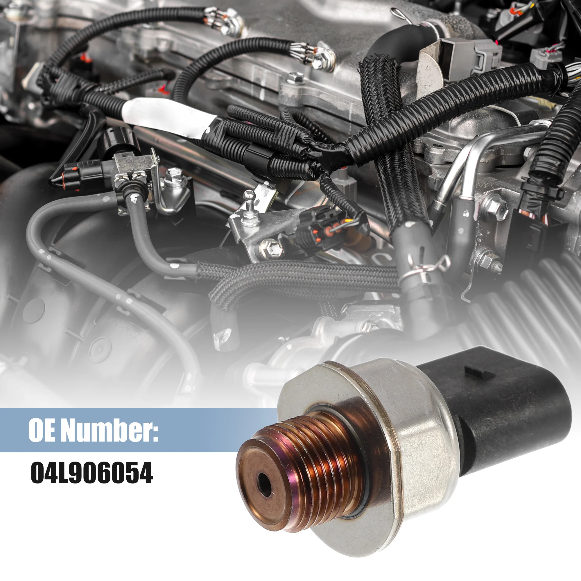 Fuel Rail Pressure Sensor Replacement for Volkswagen Beetle TDI 2.0L L4 - Diesel 2015 04L906054 - Image 3