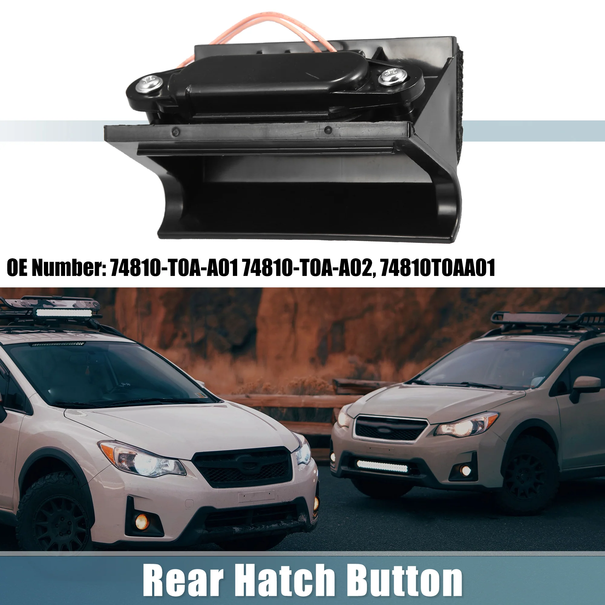 74810T0AA02 Trunk Tailgate Release Switch for Honda CR-V 2012 2013 2014 2015 2016 Rear Door Hatch Liftgate Latch Button Switch Black 74810-T0A-A01 74810-T0A-A02 - Image 4