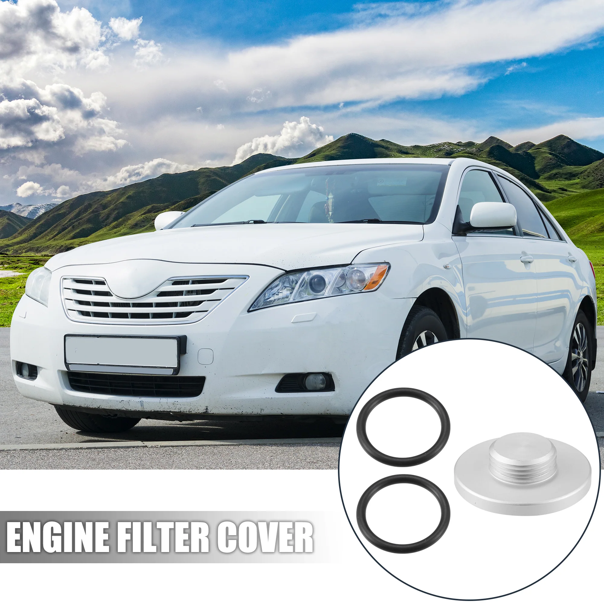 Black Car Oil Engine Filter Housing Cap Cover for Toyota for Lexus for Scion 15643-31050 - Image 3