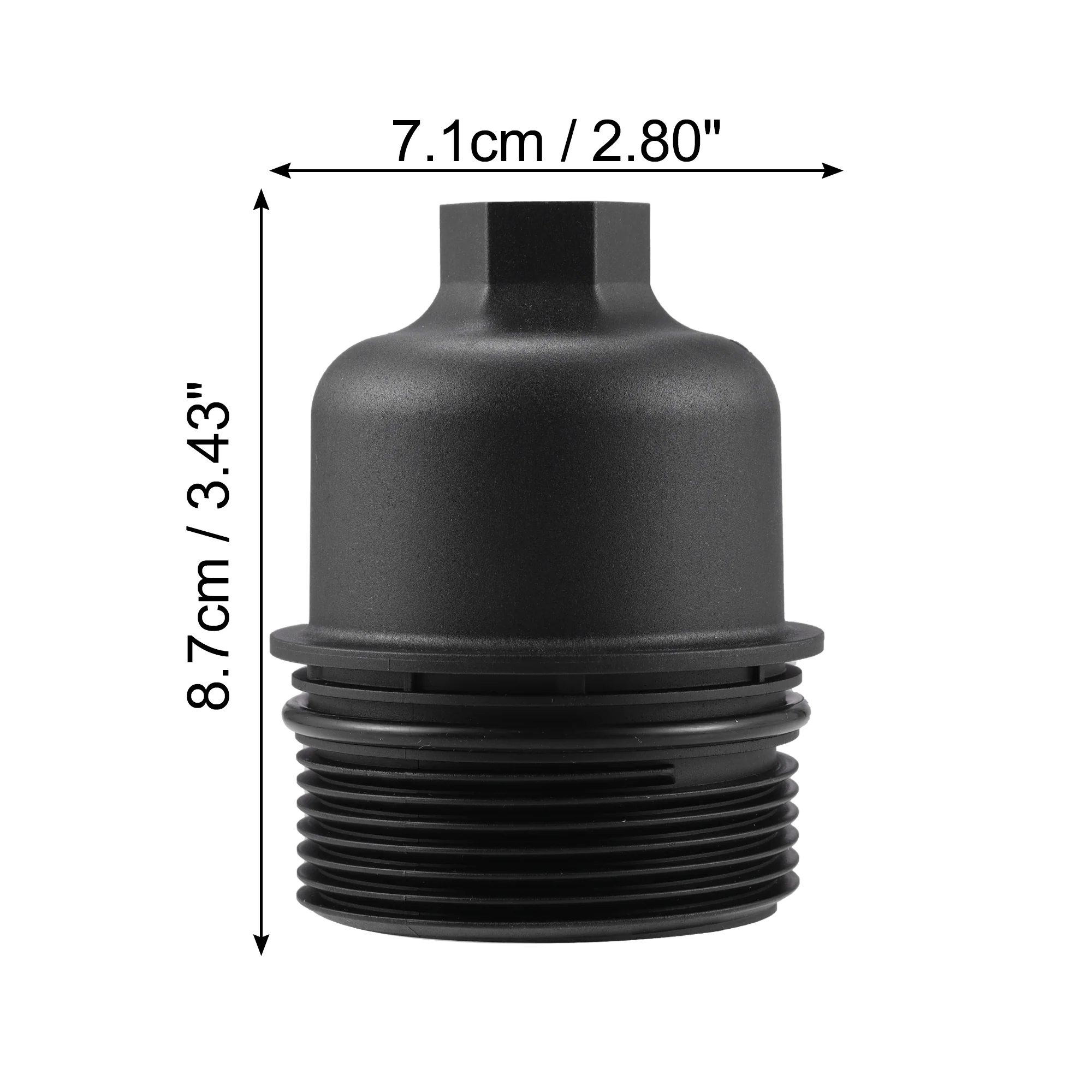 Black Car Oil Engine Filter Housing Cap Cover for Chrysler for Dodge for Jeep for Ram 68191350AA - Image 4