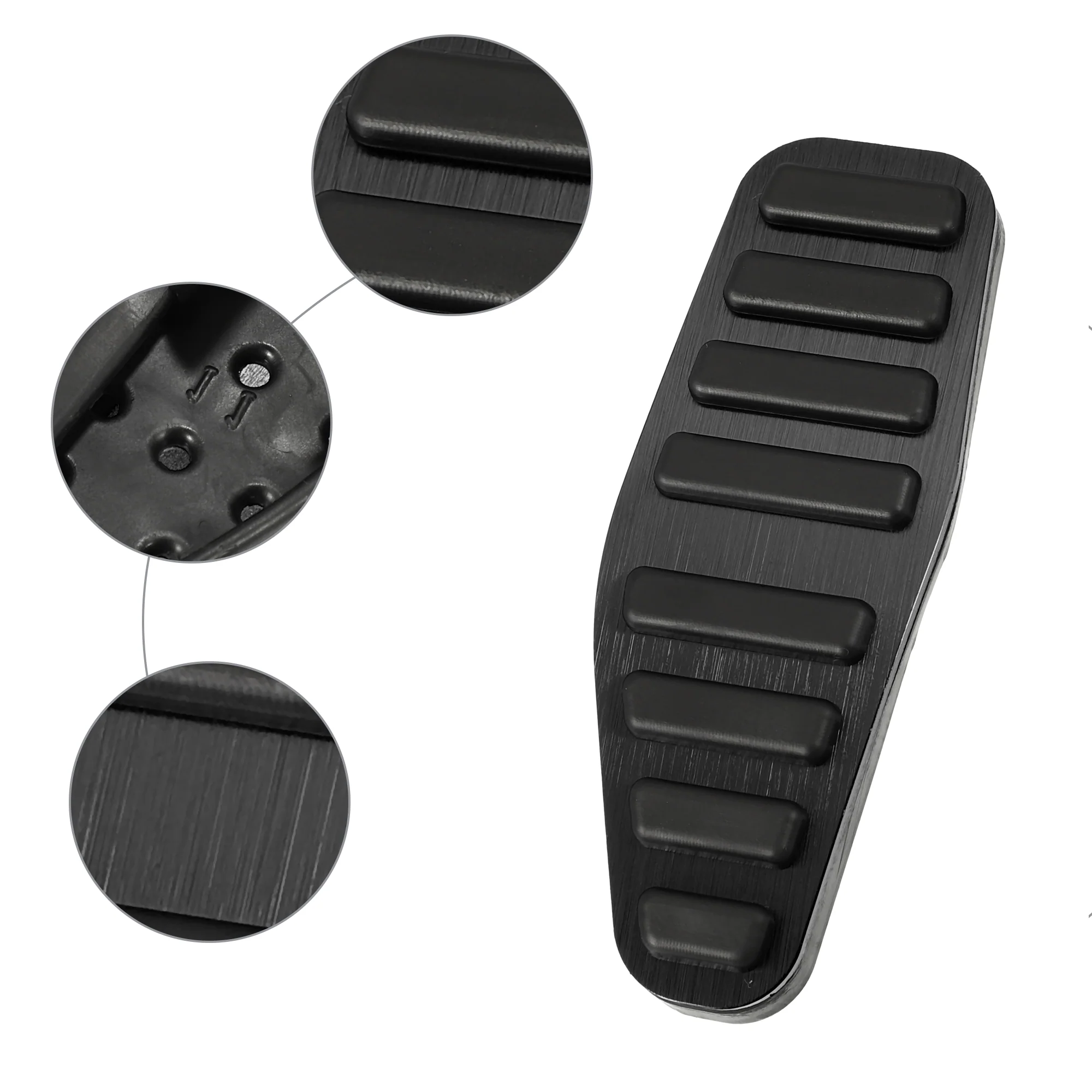 Car Gas Accelerator Brake Clutch Pedal Cover Pad Anti-Slip for Suzuki Jimny JB64W - Pack of 3 Black - Image 4