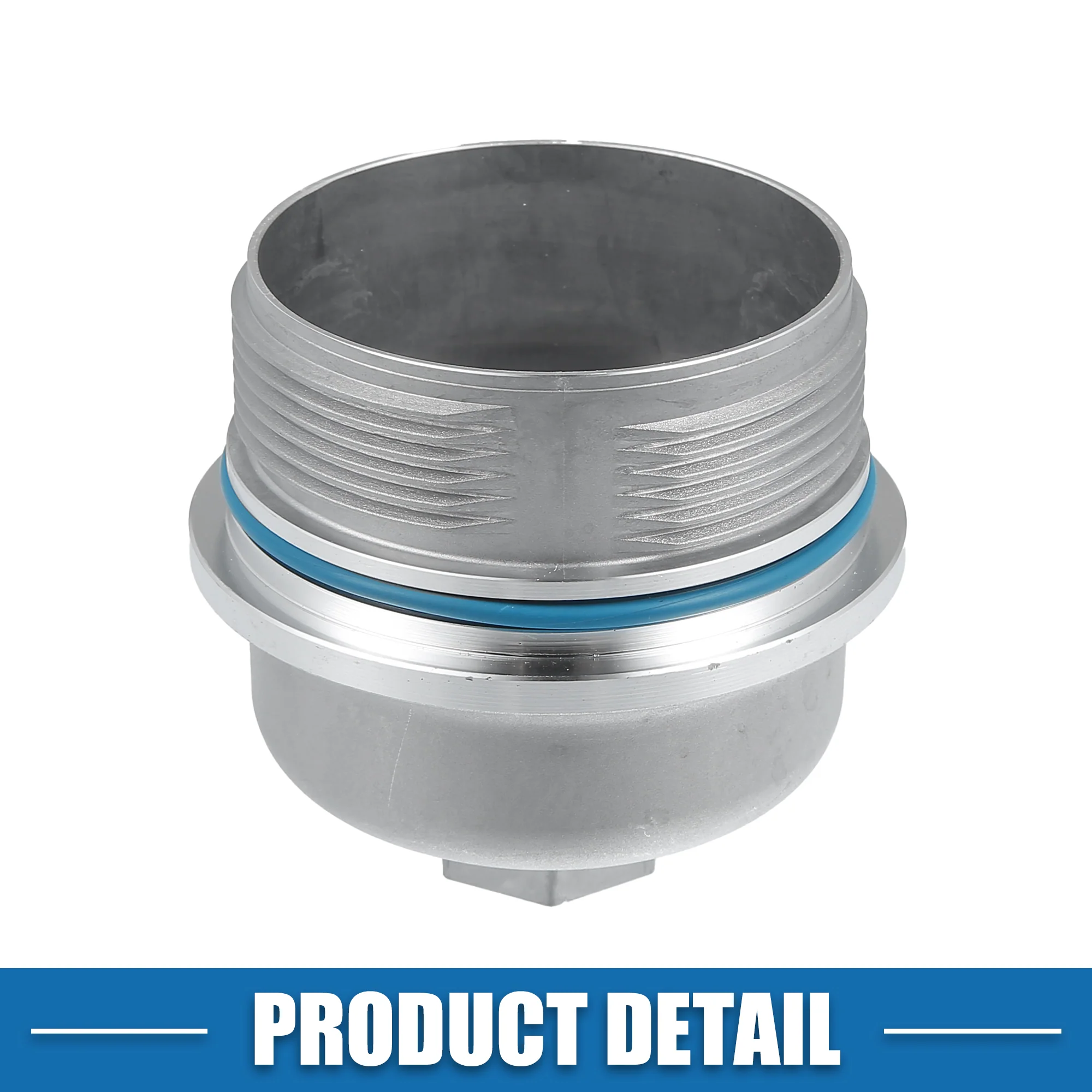Engine Oil Filter Housing Cover Cap 12583470 for Chevrolet Camaro 3.6L 2010-2015 Metal Silver Tone - Image 7