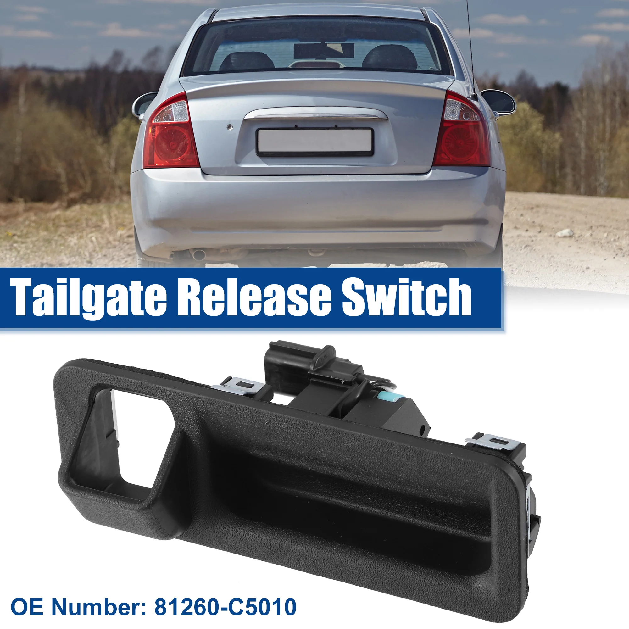 Rear Car Tailgate Release Switch Replacement Fit for Kia Sorento - Pack of 1 Black - Image 2