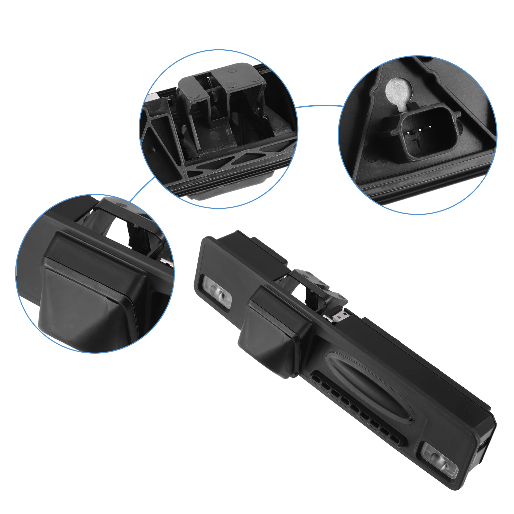 Rear Car Tailgate Release Switch Replacement Fit for Ford Focus - Pack of 1 Black - Image 5