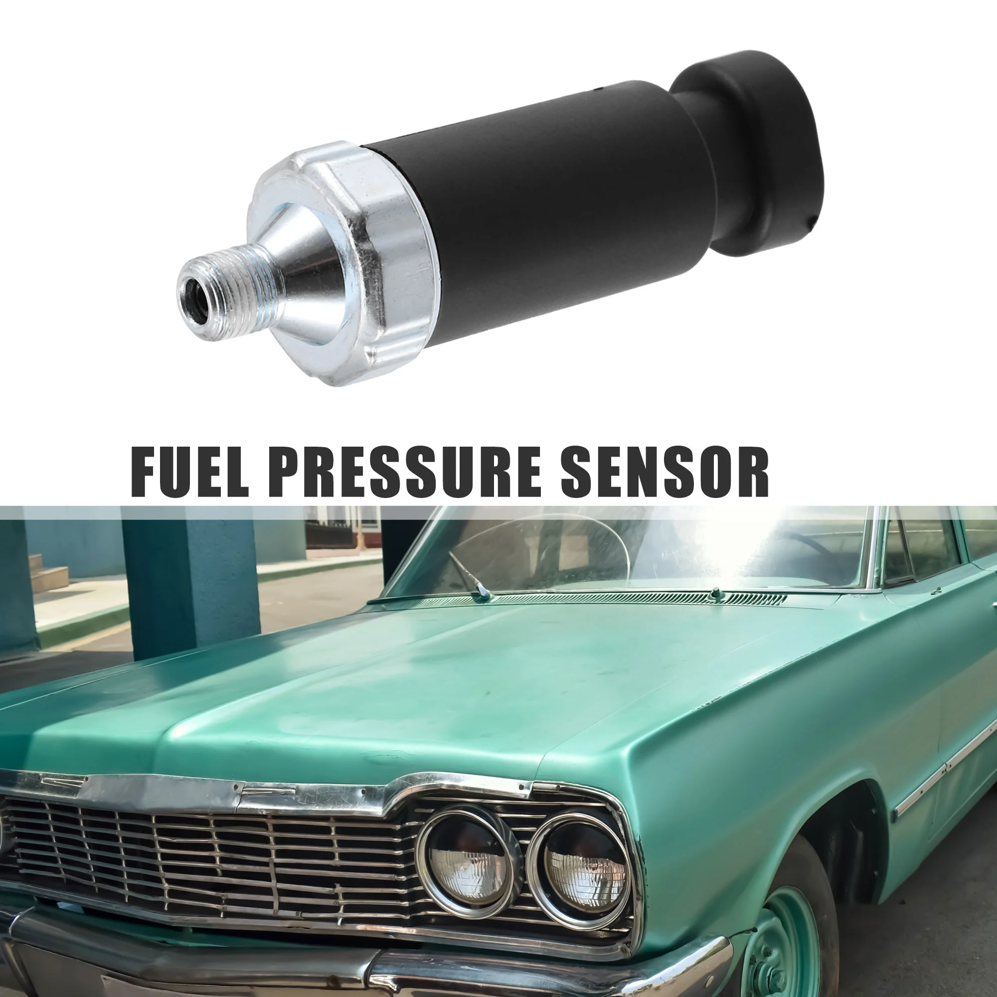 Engine Oil Pressure Sensor, Oil Pressure Switch, for Buick Regal 1989-1991, Plastic, 19244497, Black - Image 2