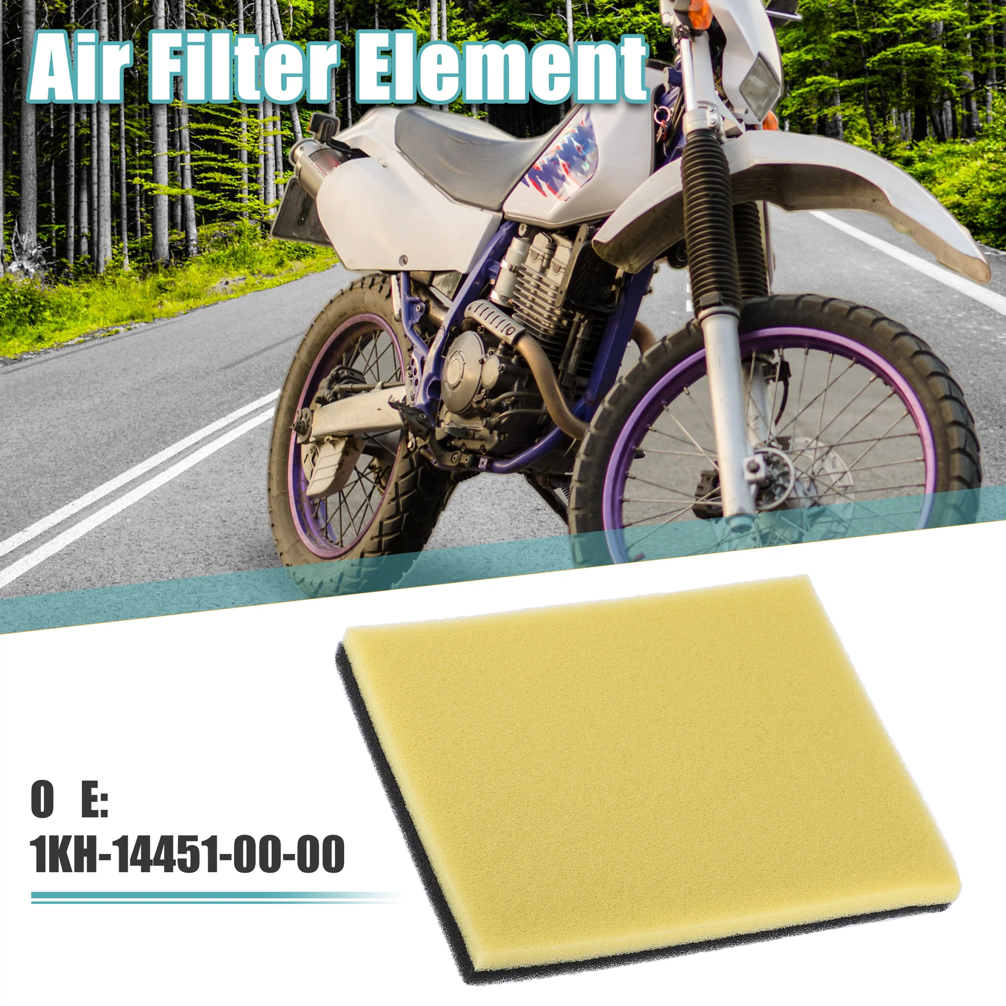 Air Filter Element for Yamaha SEROW- XT225 1992-2000 Air Fliter for Yamaha XT225 OFF-ROAD TT225 1KH-14451-00-00 - Image 2
