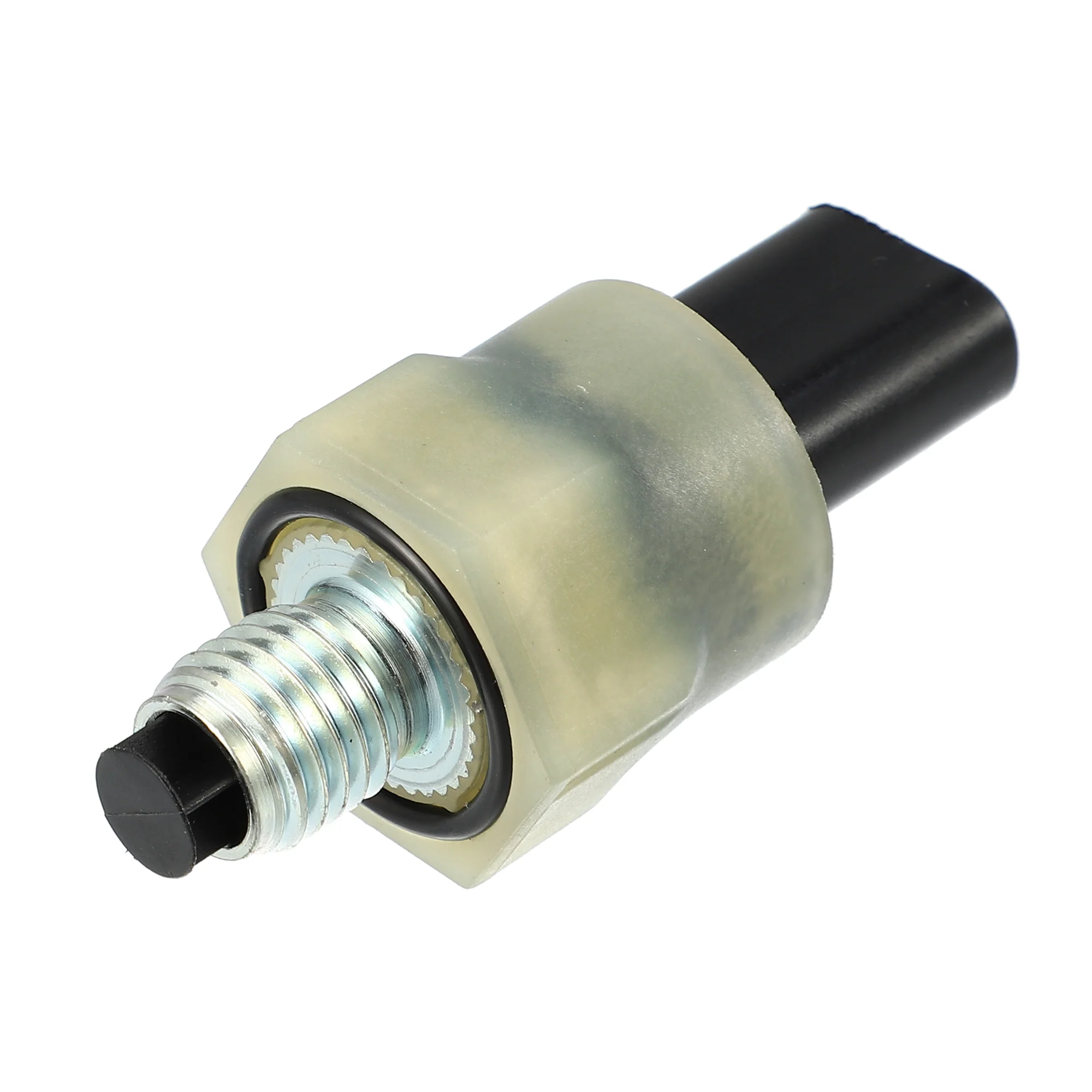 Engine Oil Pressure Sensor, for BMW 320i Base 2.0L L4 - Gas 2013-2018, Metal, 12618613333, Black Silver Tone