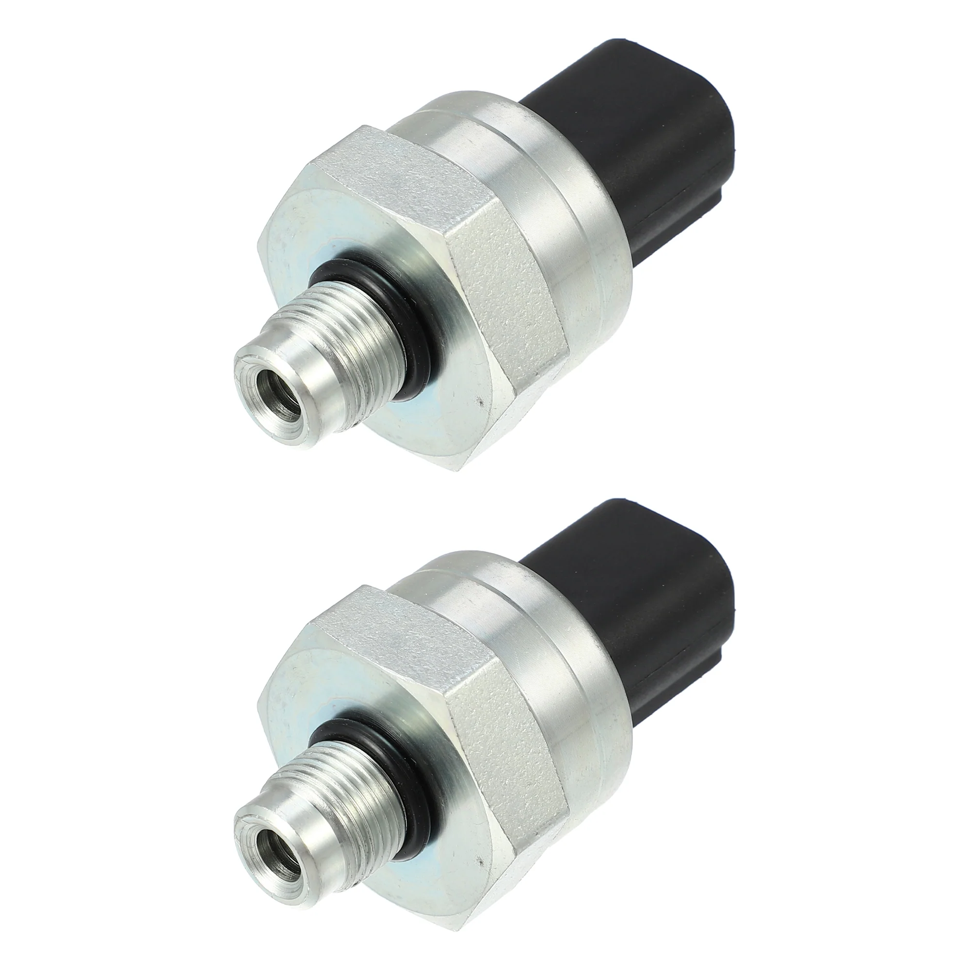Engine Oil Pressure Sensor, for BMW M3 Base 3.2L L6 - Gas 2001-2006, Metal, 34521164458, Black Silver Tone, 2 Pcs