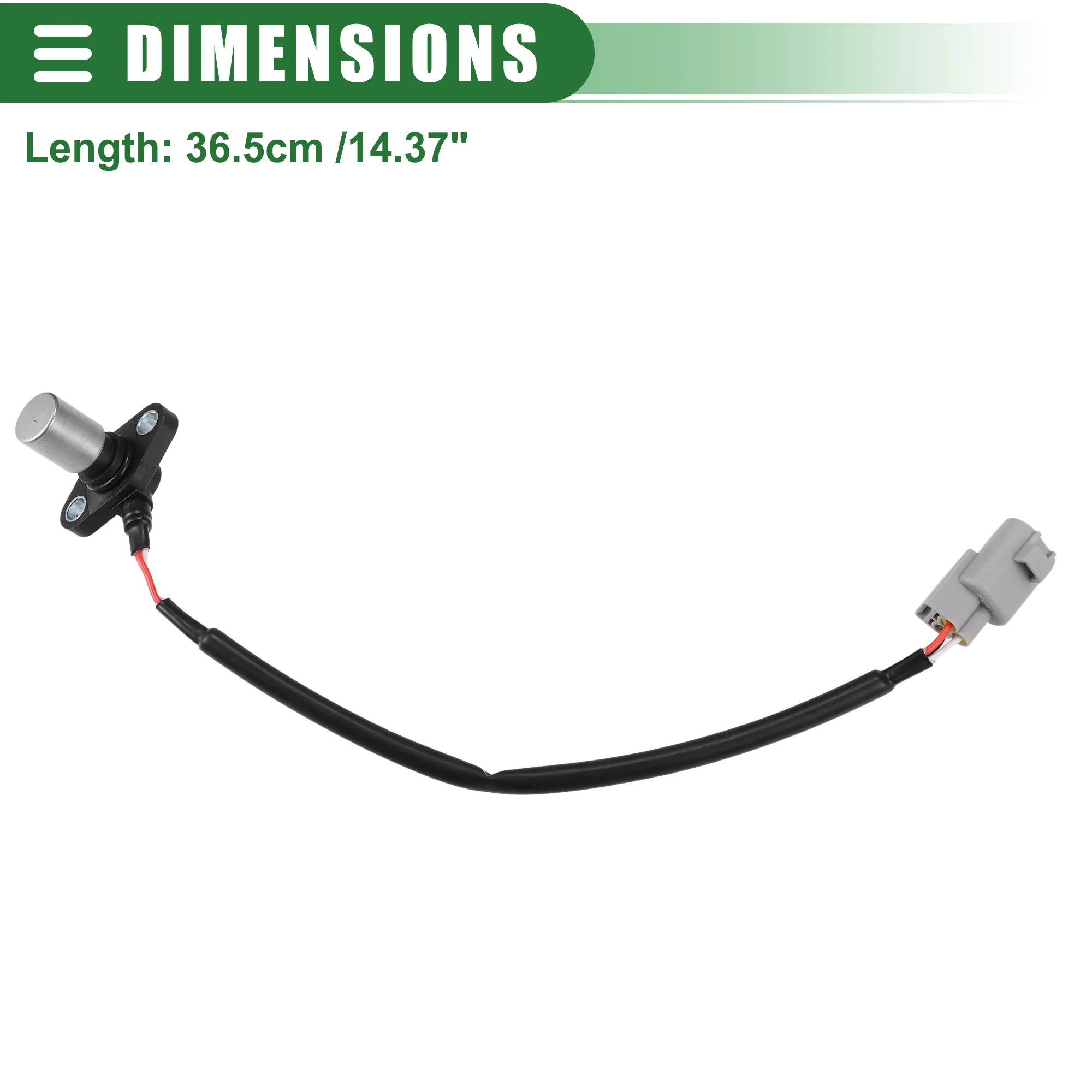 Engine Crankshaft Position Sensor, Crank Position Sensor, for Toyota Land Cruiser 1995-1997 4.5L, ABS, 90919-05041, Black - Image 5