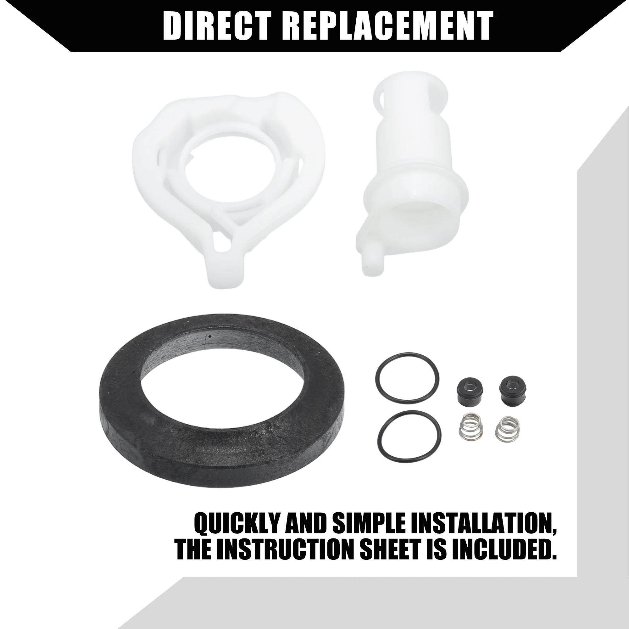 42049 Water Valve Style II Kit for Thetford Aqua Magic Style II Permanent Toilets / Leak-Resistant RV Toilet Water Assembly Valve Kit / 1Set - Image 7