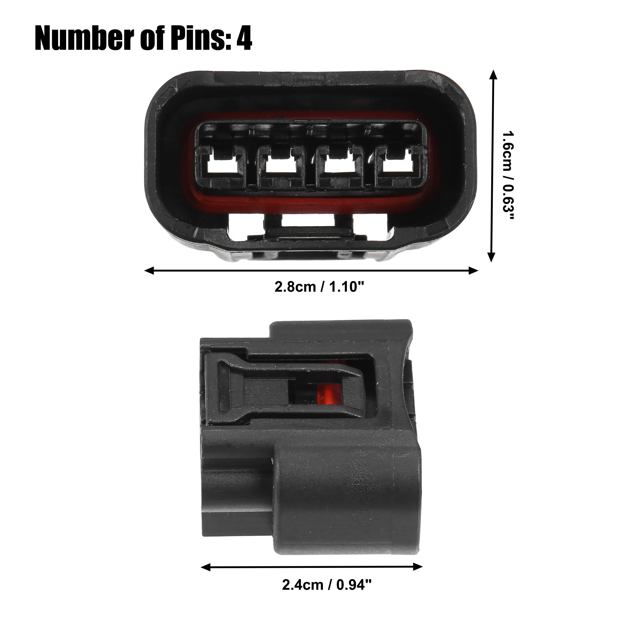8 Set 4 Pin No.9098011885 Ignition Coil Connector Adapter Plug Clip Kit Replacement for Scion XB 2004-2006 - Image 6