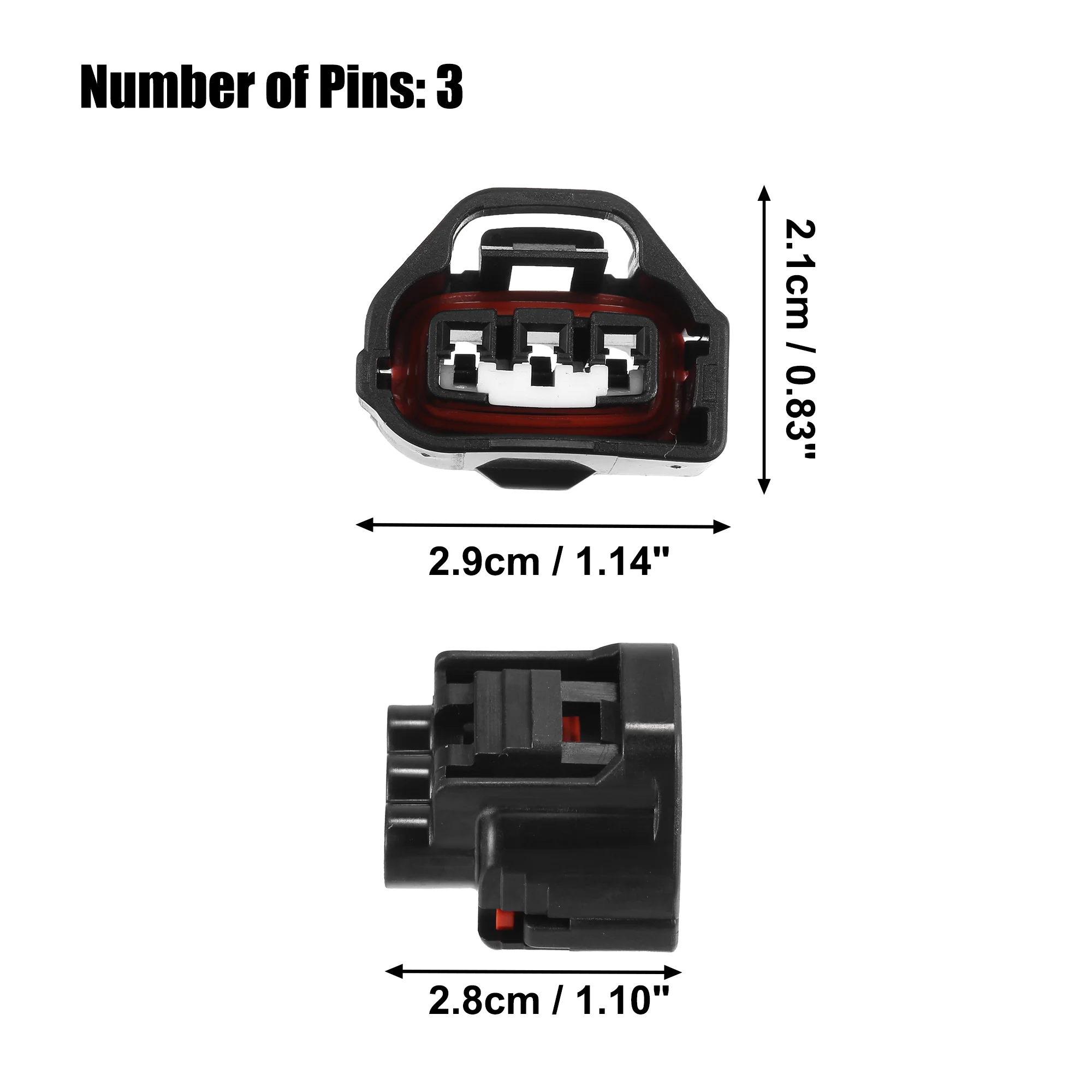 1 Set 3 Pin Throttle Position Sensor Connector Adapter Plug Clip Kit Replacement for Toyota - Image 6