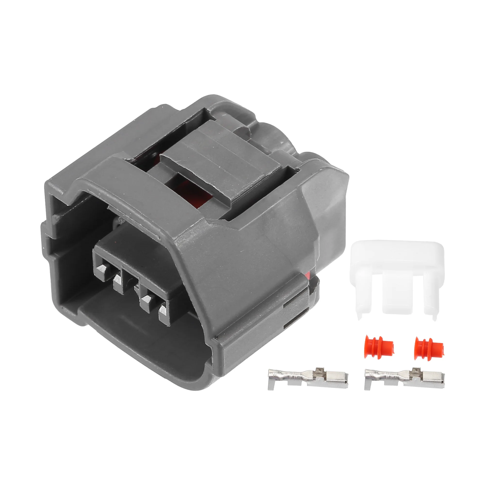 1 Set 2 Pin Fuel Injector Connector Adapter Plug Clip Kit Replacement for Hyundai - Image 3