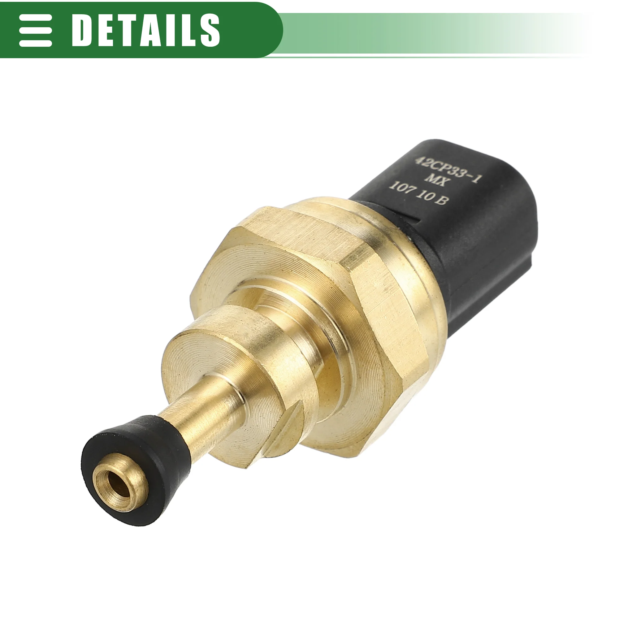 Engine Oil Pressure Sensor, Fuel Oil Pressure Sensor Switch Sending Unit, for Nissan Navara Pickup, Metal, No.223655X00A, Gold Tone - Image 7