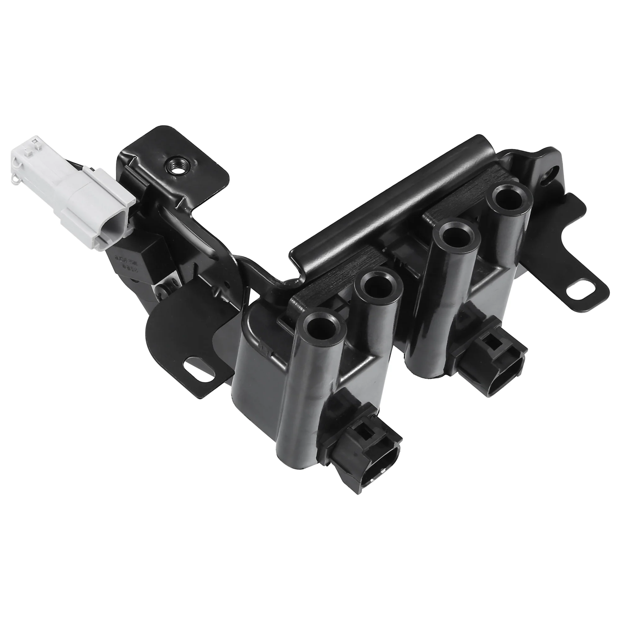 Uxcell Car Ignition Coil No.2730126600 for Hyundai Accent 2001-2005 Plastic Metal Black Gray