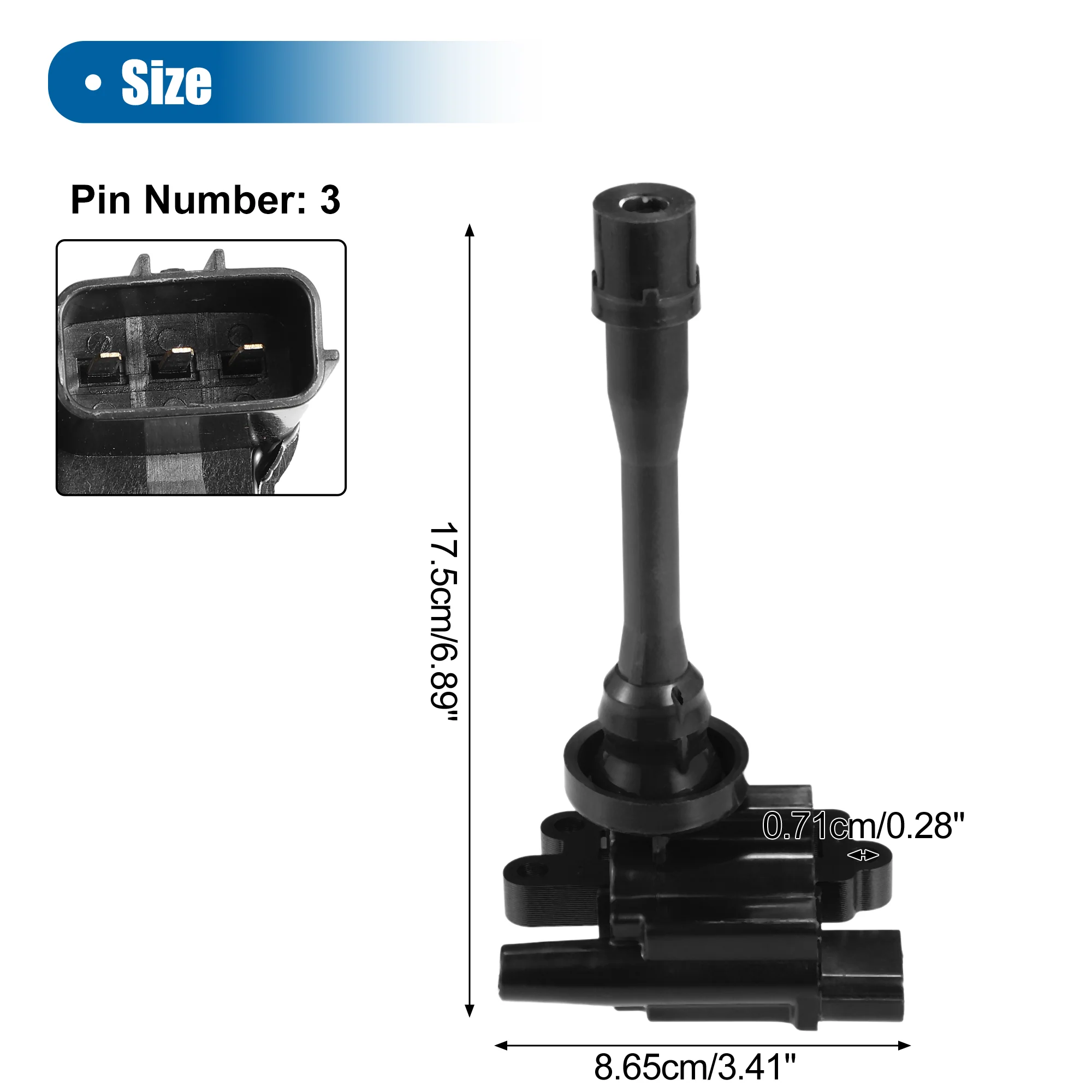 Uxcell Car Ignition Coil No.MD362907 for Mitsubishi Mirage Galant for Mitsubishi Mirage - Image 4