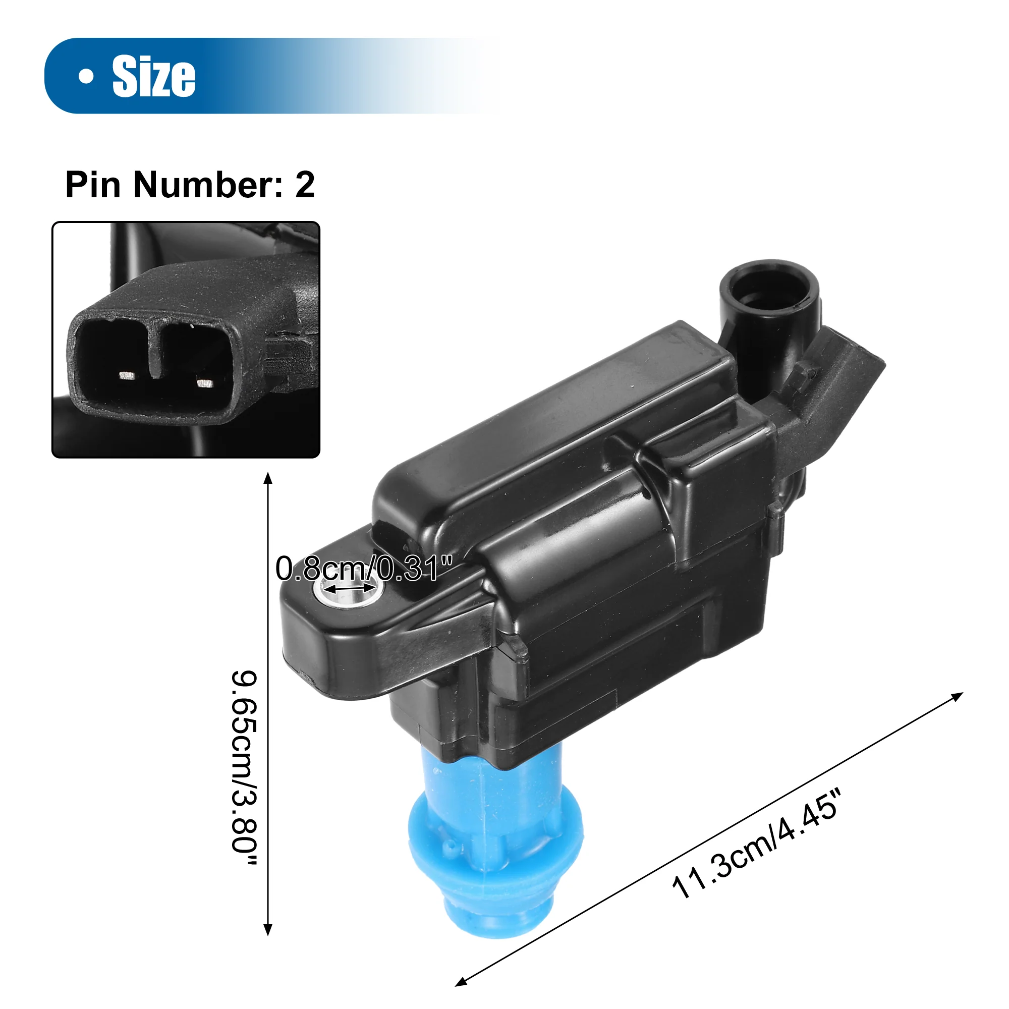 Uxcell Car Ignition Coil for Lexus GS300 IS300 SC300 No.9091902216 Plastic Metal Gray - Image 4