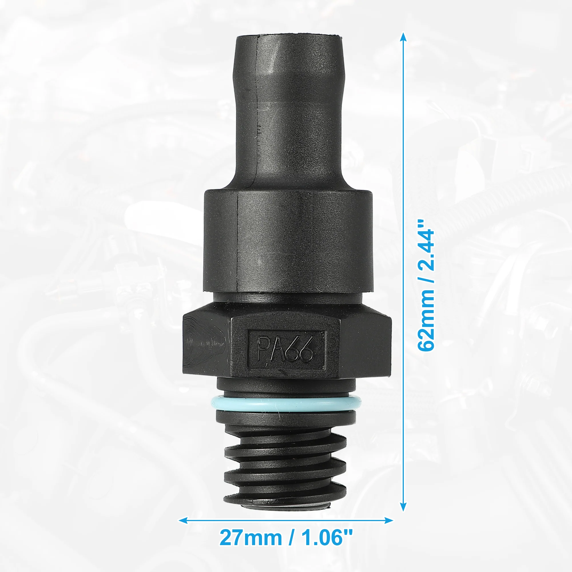Uxcell PCV Valve Exhaust Positive Crankcase Ventilation Valve Fittings for Dodge Journey 2.4L Gas 2010-2020 for Chrysler 200 2.4L No.05047063AA/04792962AA - Image 6