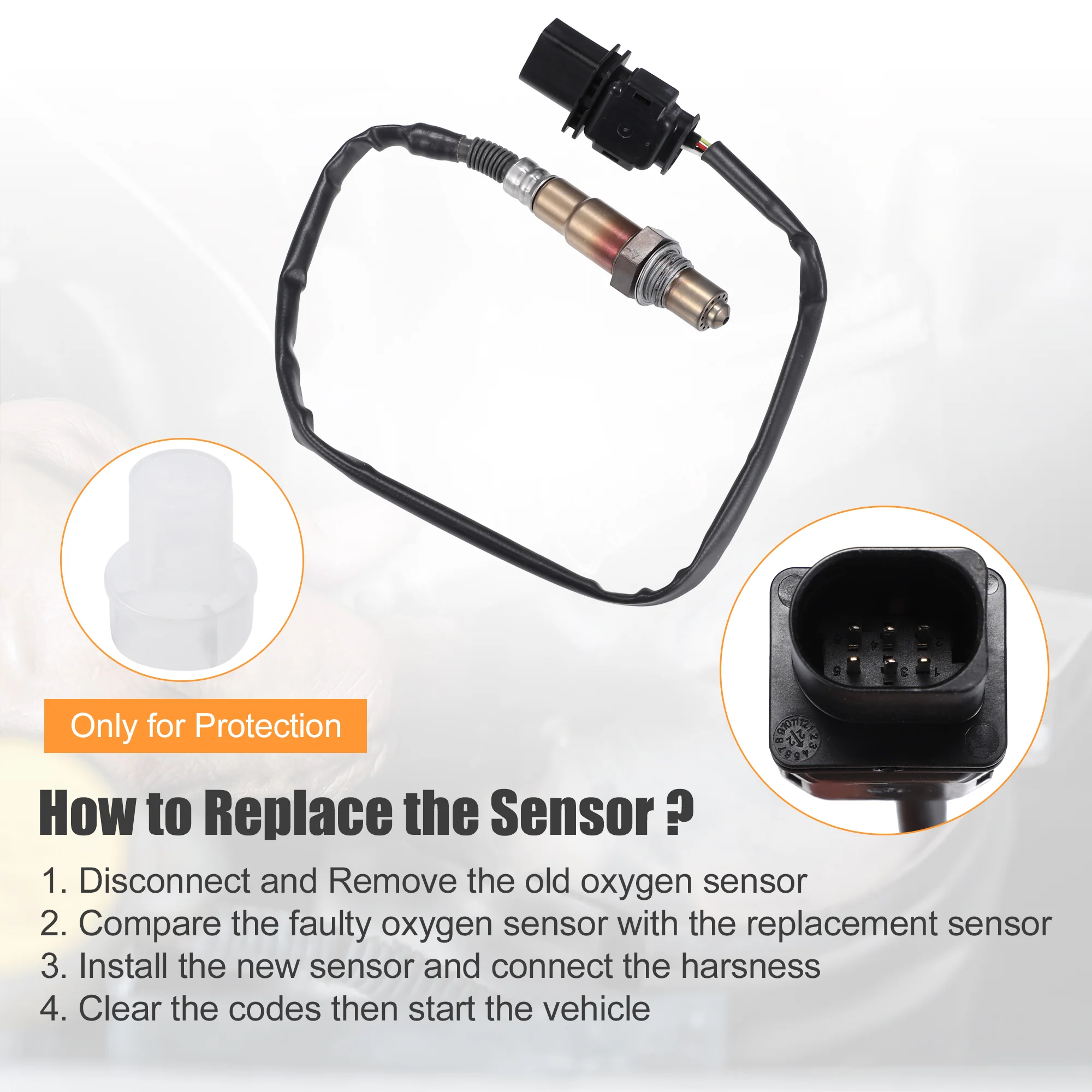 Uxcell Car Front Upstream Oxygen Sensor O2 Oxygen Sensor for Hyundai Elantra for Kia - Image 6