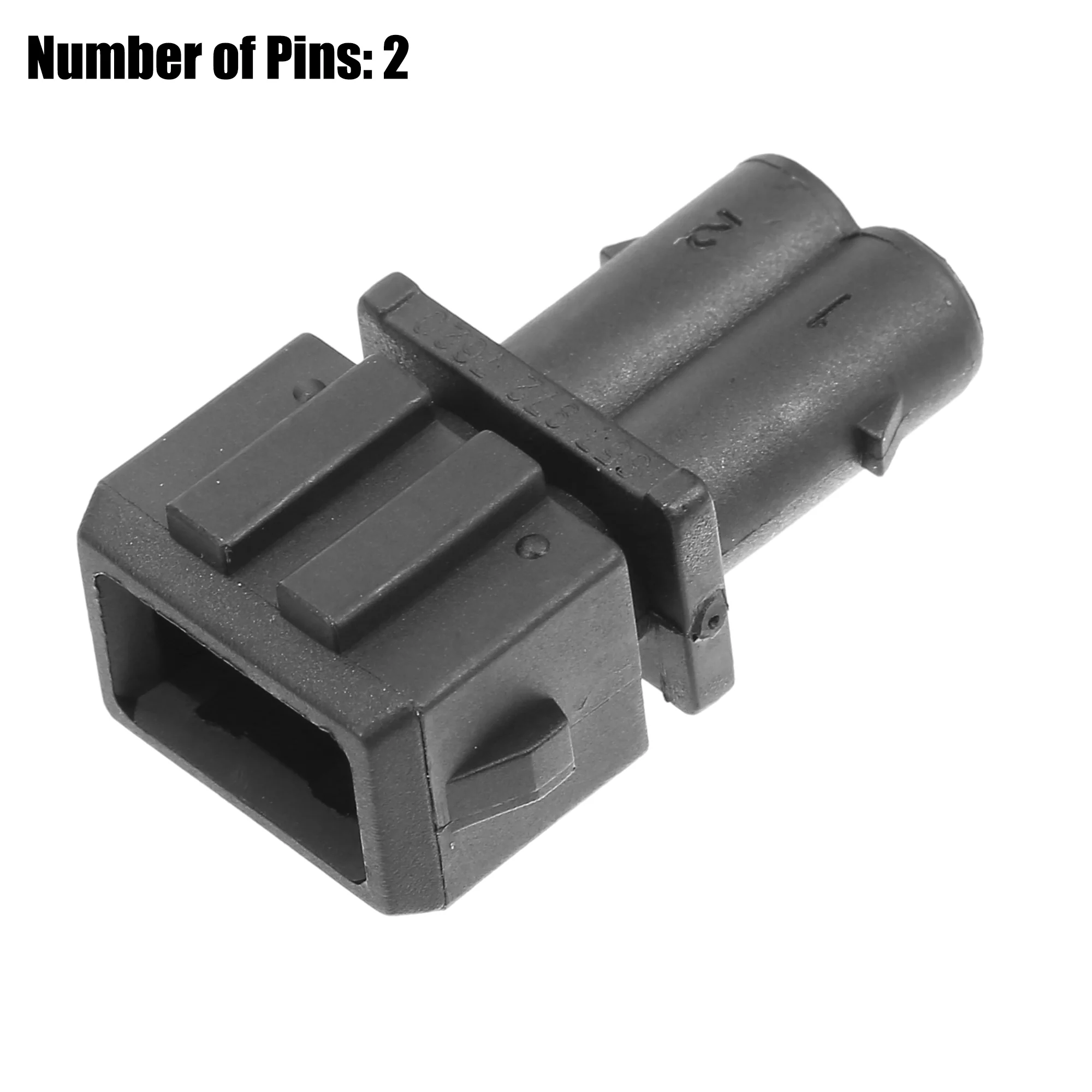 Uxcell 1 Set 2 Pin No.357972752/357972762 Female 2-Pole Repair Kit Fog Light Connector Adapter Plug Clip Replacement for VW for Audi for Skoda for Seat - Image 5