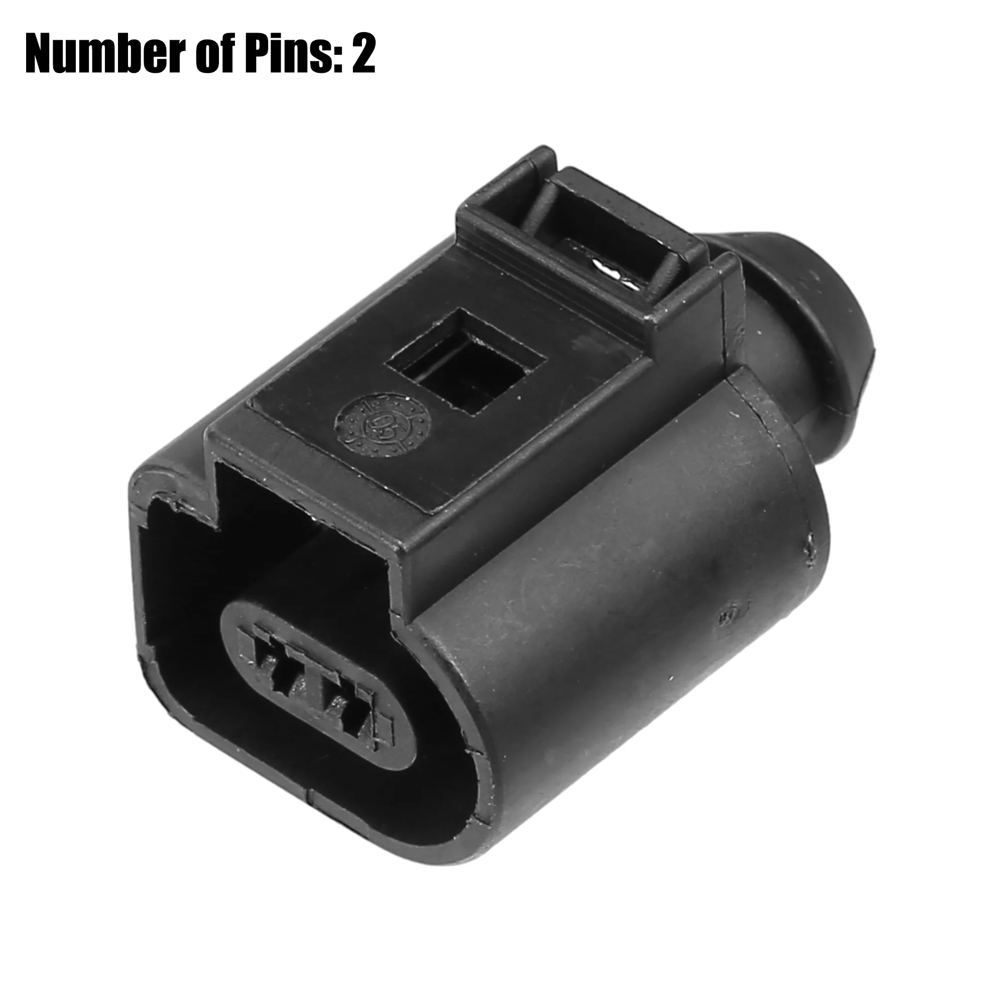 Uxcell 1 Set No.1J0973802/1J0973702 2 Pin Male Female Connector Sensor Plug Adapter Plug Clip Kit Replacement for VW for Audi - Image 5