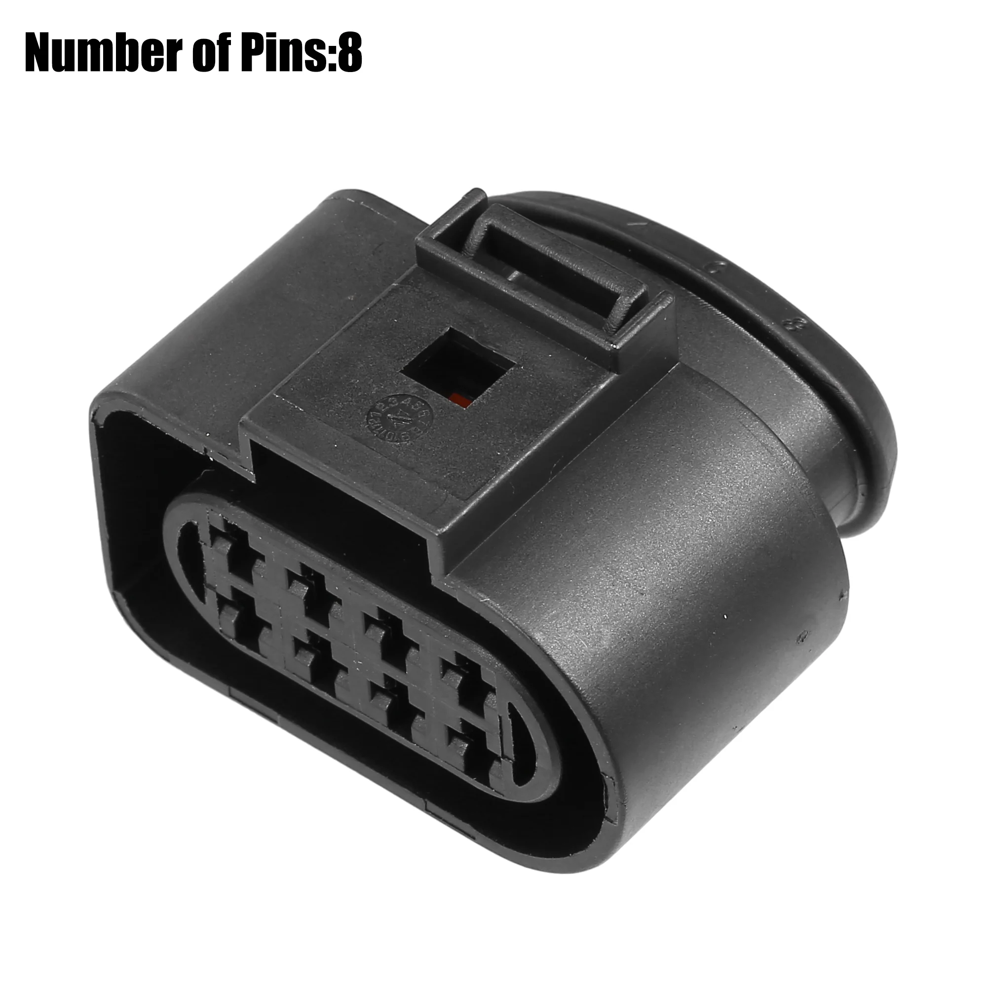 Uxcell 1 Set No.8D0973734 8 Way Pin Sealed Female Connector Adapter Plug Clip Kit Replacement for VW for Audi - Image 5
