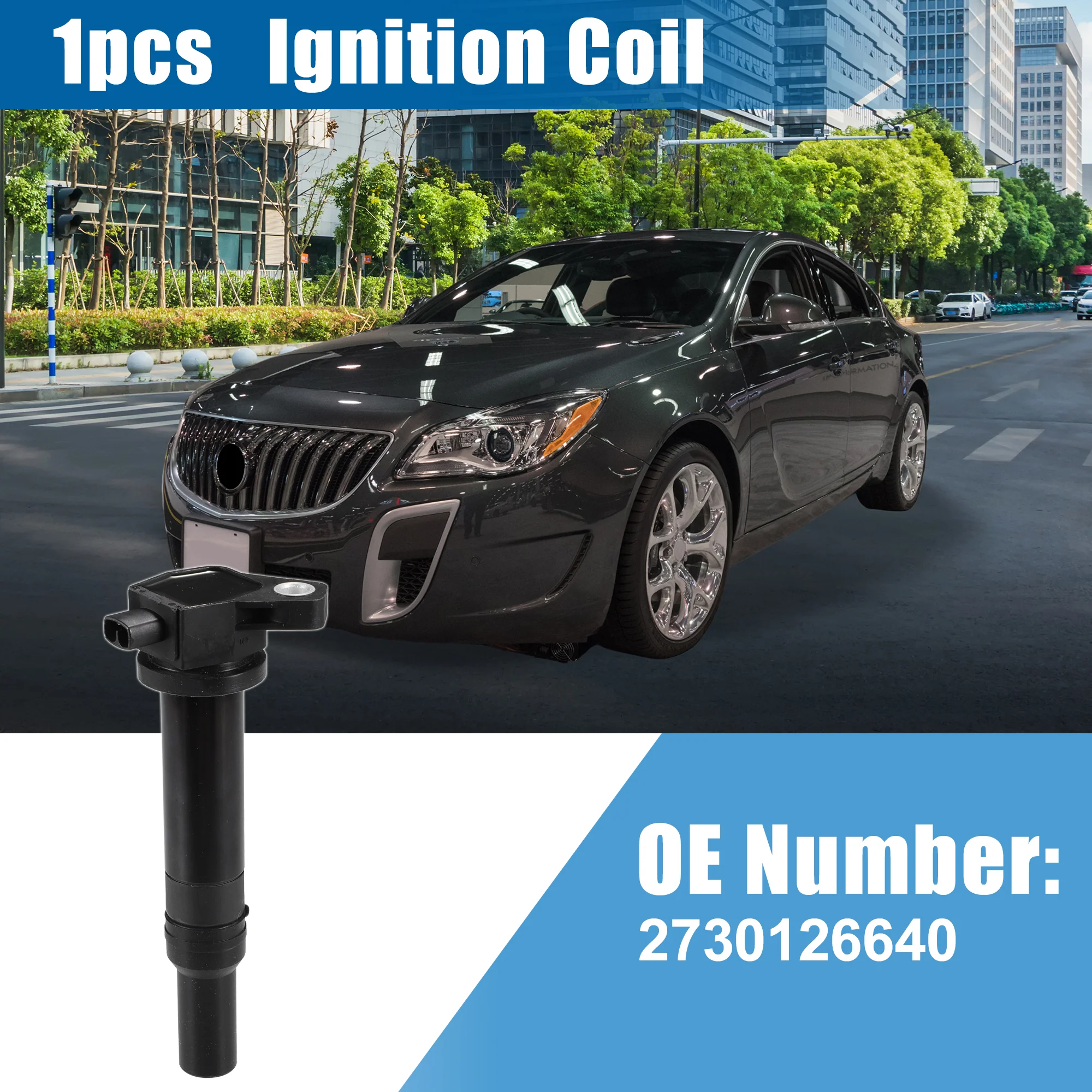 Uxcell Ignition Coil No.2730126640 Plastic Metal Black for KIA RIO5 2006 - 2010 1.6L DOHC L4 16V for HYUNDAI ACCENT 2006 -2010 1.6L DOHC L4 16V - Image 3
