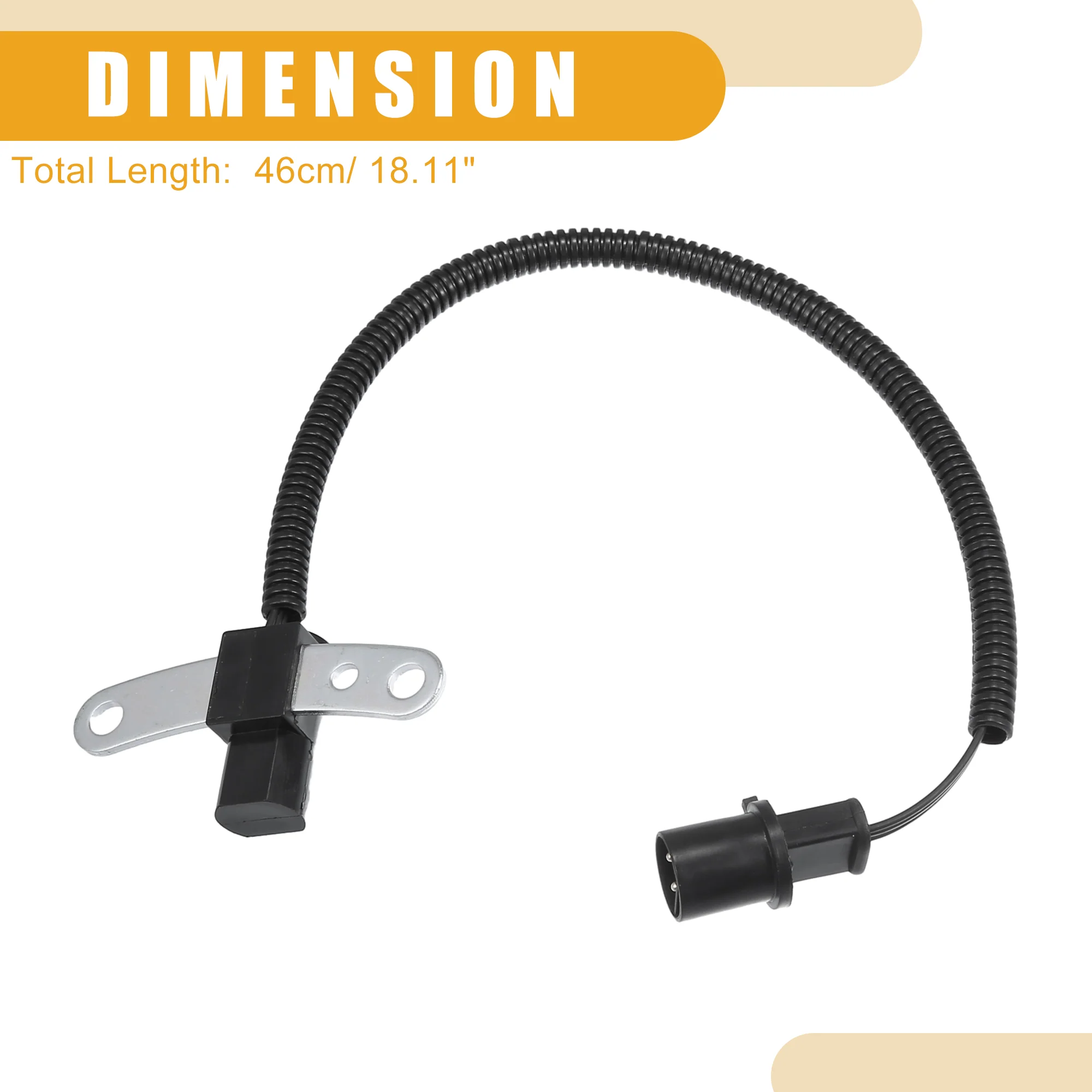Camshaft Position Sensor No.53006154 - Car Engine - for Jeep Wrangler Cherokee 1991-1992 Plastic Black - 1 Pc - Image 5