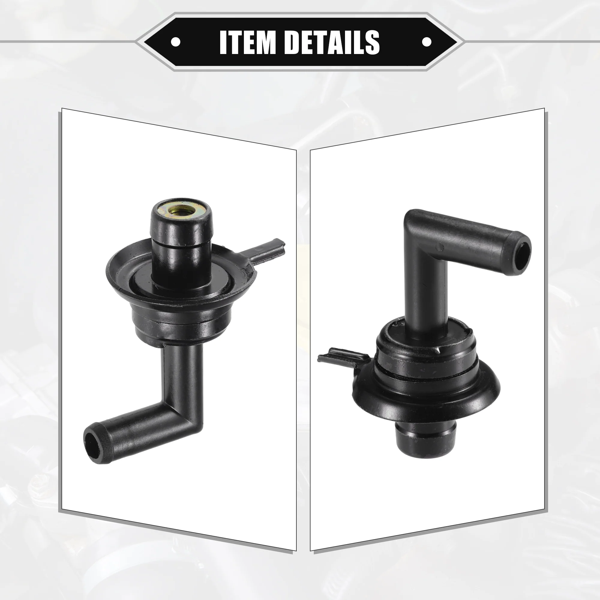 PCV Valve Compatible for Toyota Camry 1997-2001 for Toyota RAV4 1997-2000, Durable Plastic Black Exhaust Positive Crankcase Ventilation Valve Fittings - Image 6