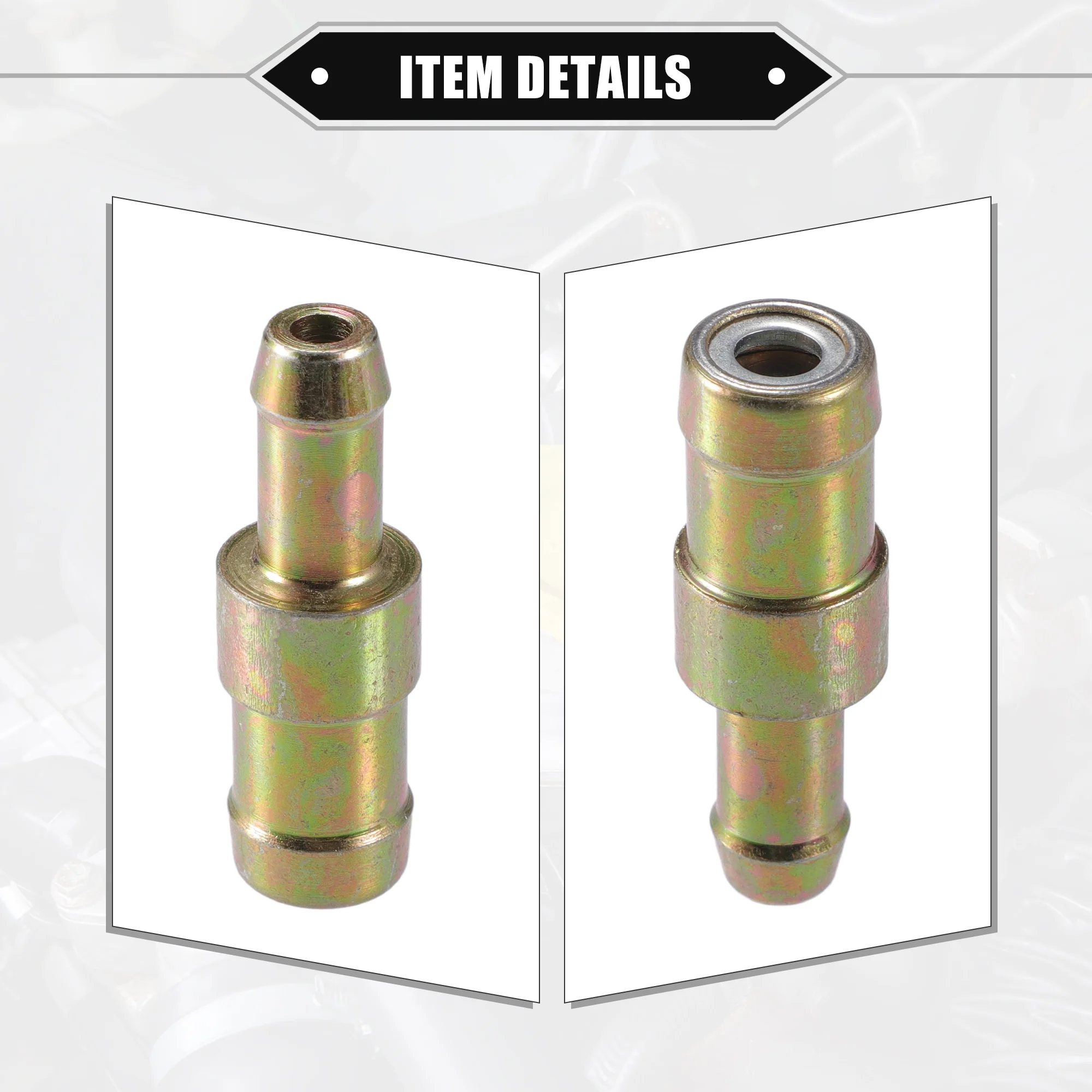 PCV Valve Compatible for Toyota FJ62 1988-1997 for Toyota Land Cruiser 1993-1997, Durable Metal Bronze Tone Exhaust Positive Crankcase Ventilation Valve Fittings - Image 6