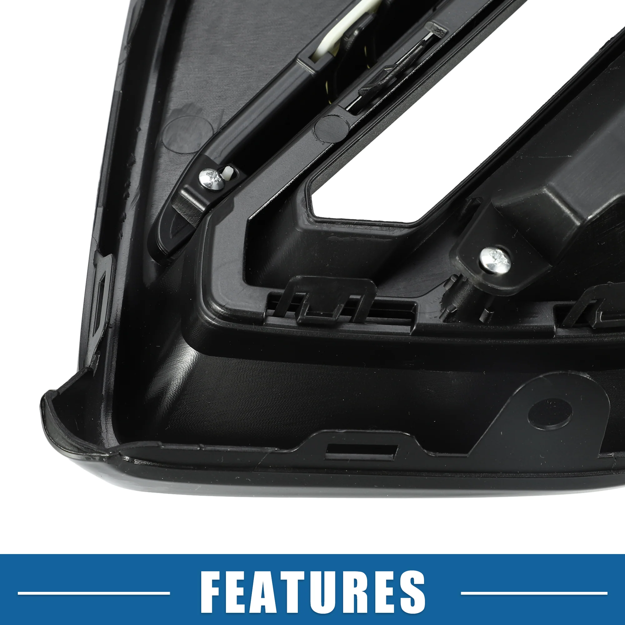 Front Left Right Side Fog Light Grille Cover Bumper Fog Lamp Frame Grille Cover Cap Trim for Honda Civic 2020-2021 Plastic Black 1 Pair - Image 7