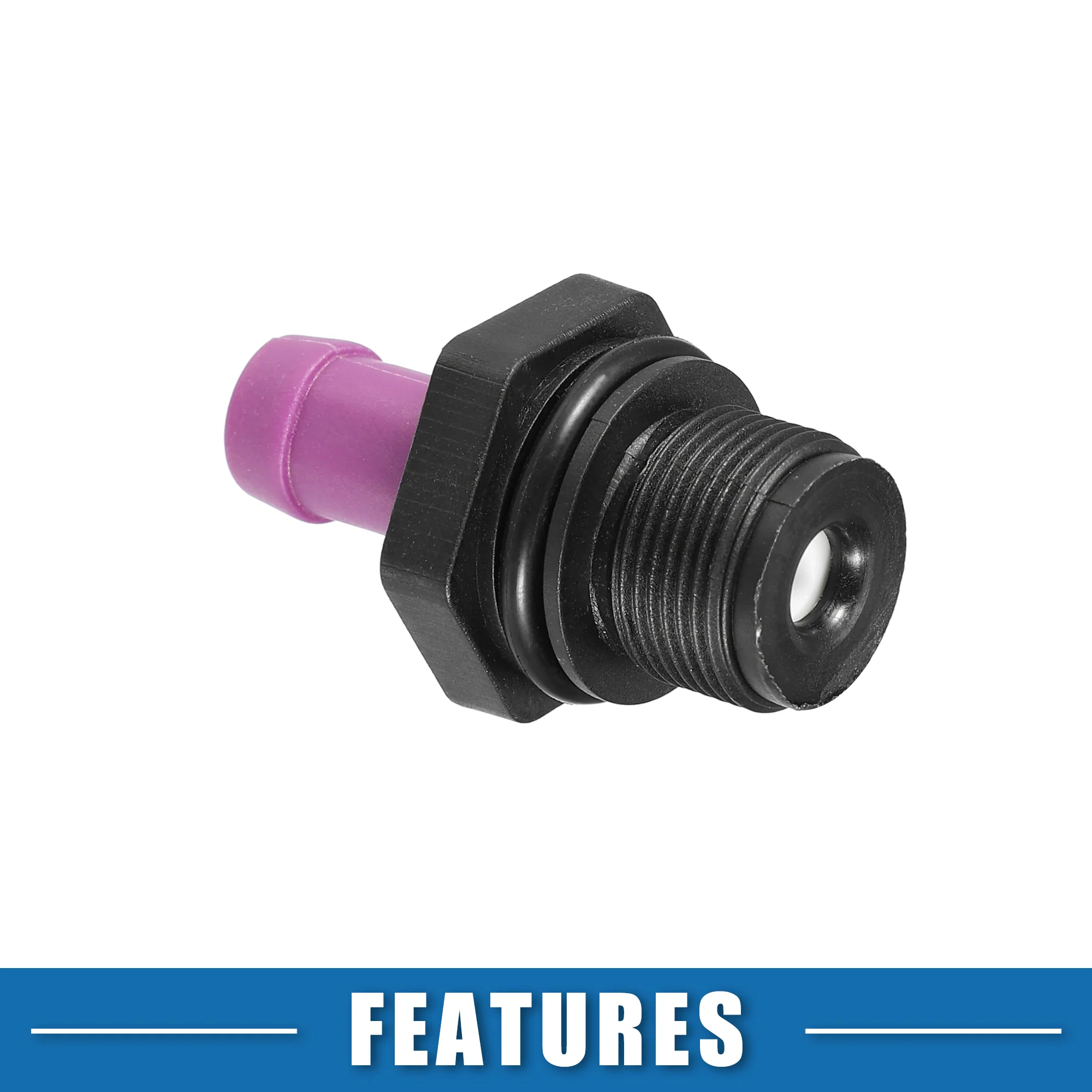 PCV Valve Grommet Exhaust Positive Crankcase Ventilation Fittings No.118105H71A for Nissan Versa Kicks Purple and Black - Image 7