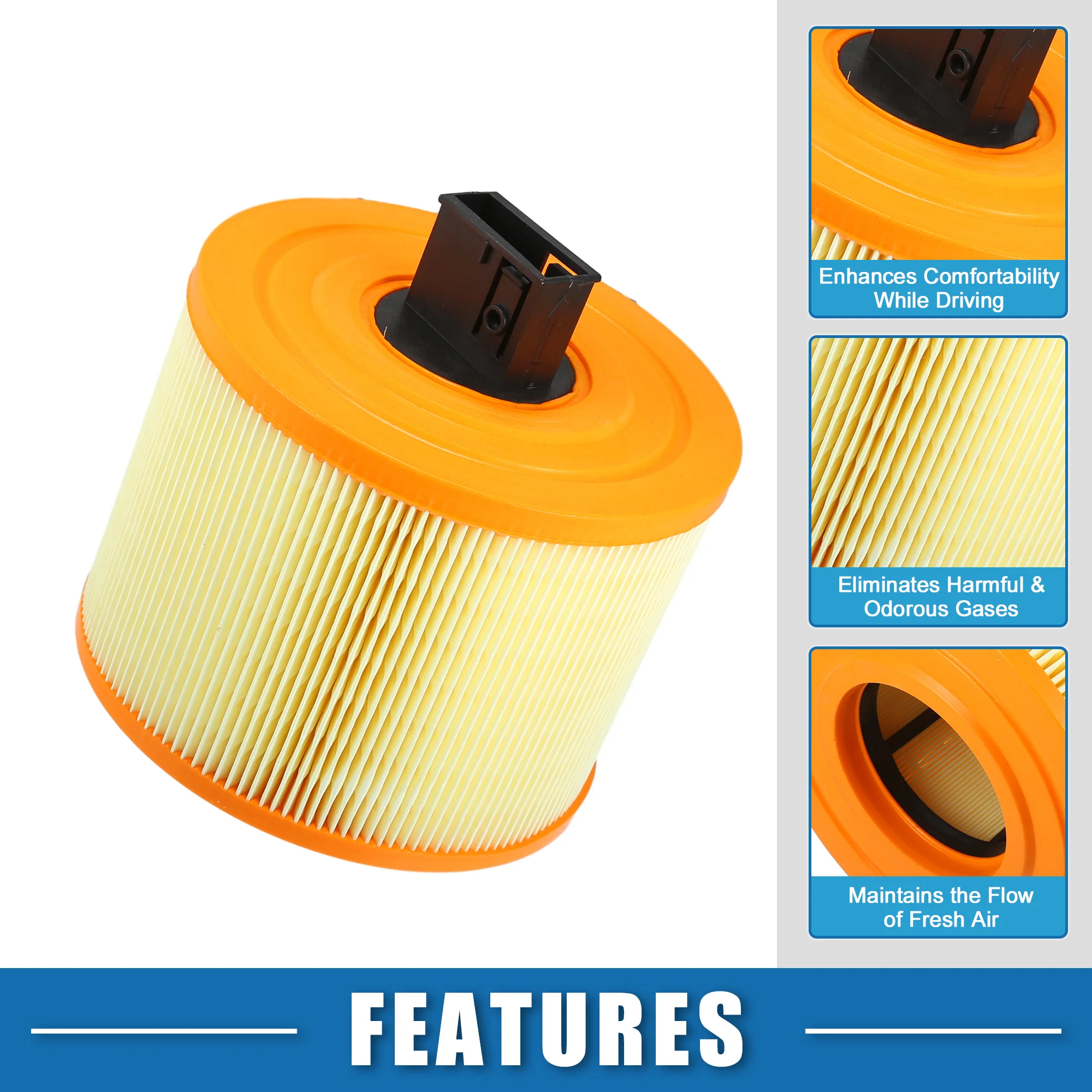 Engine Air Filter No.13717536006 Air Flow Intake Filter for BMW E81 E87 130i 2006-2011 for BMW E90 323i 05-11 325i 06-11 330i 04-11 330xi 05-08 - Image 4