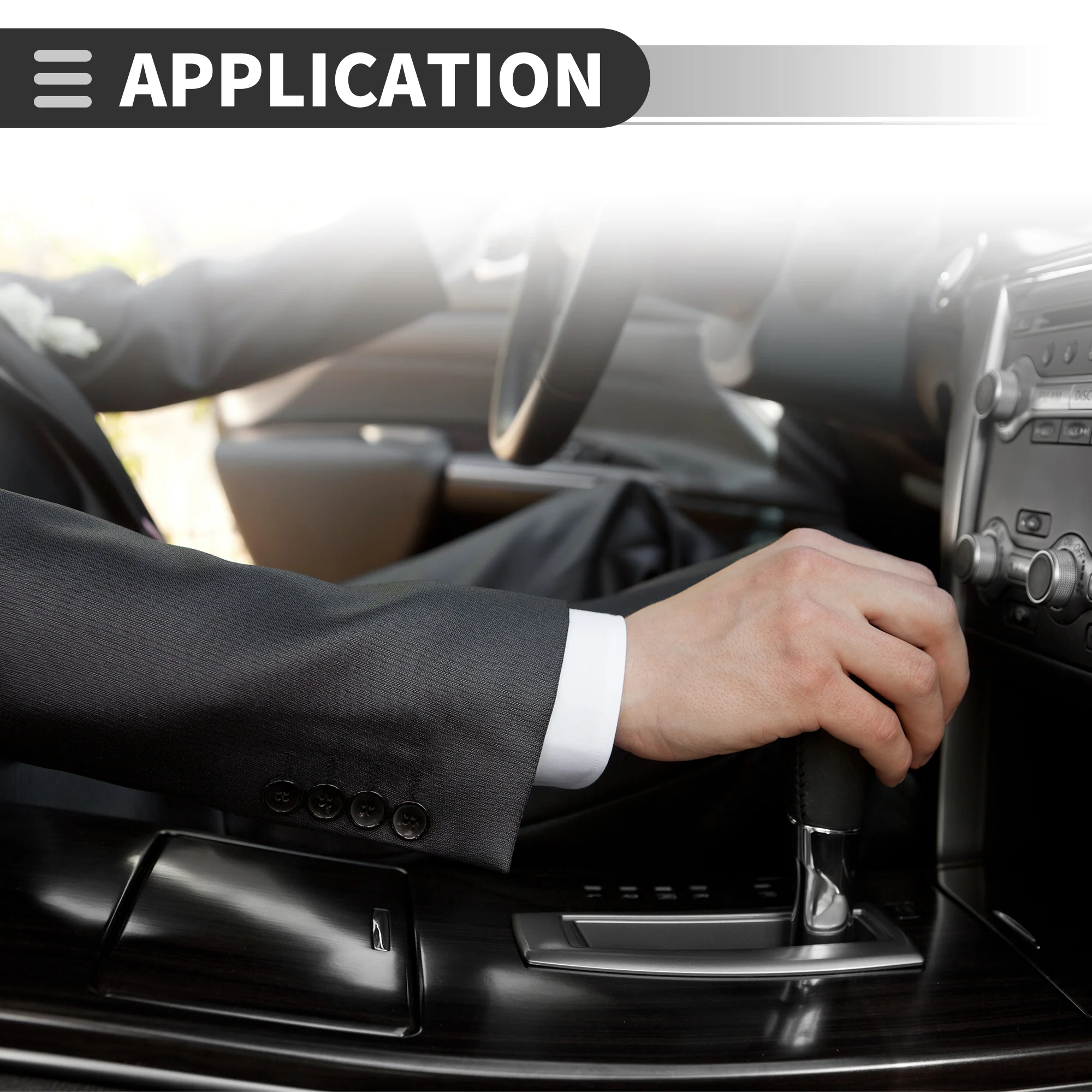 1 Set Vehicle Gear Shift Knob Manual Automatic Stick Gear Shifter Knob Blue - Image 3