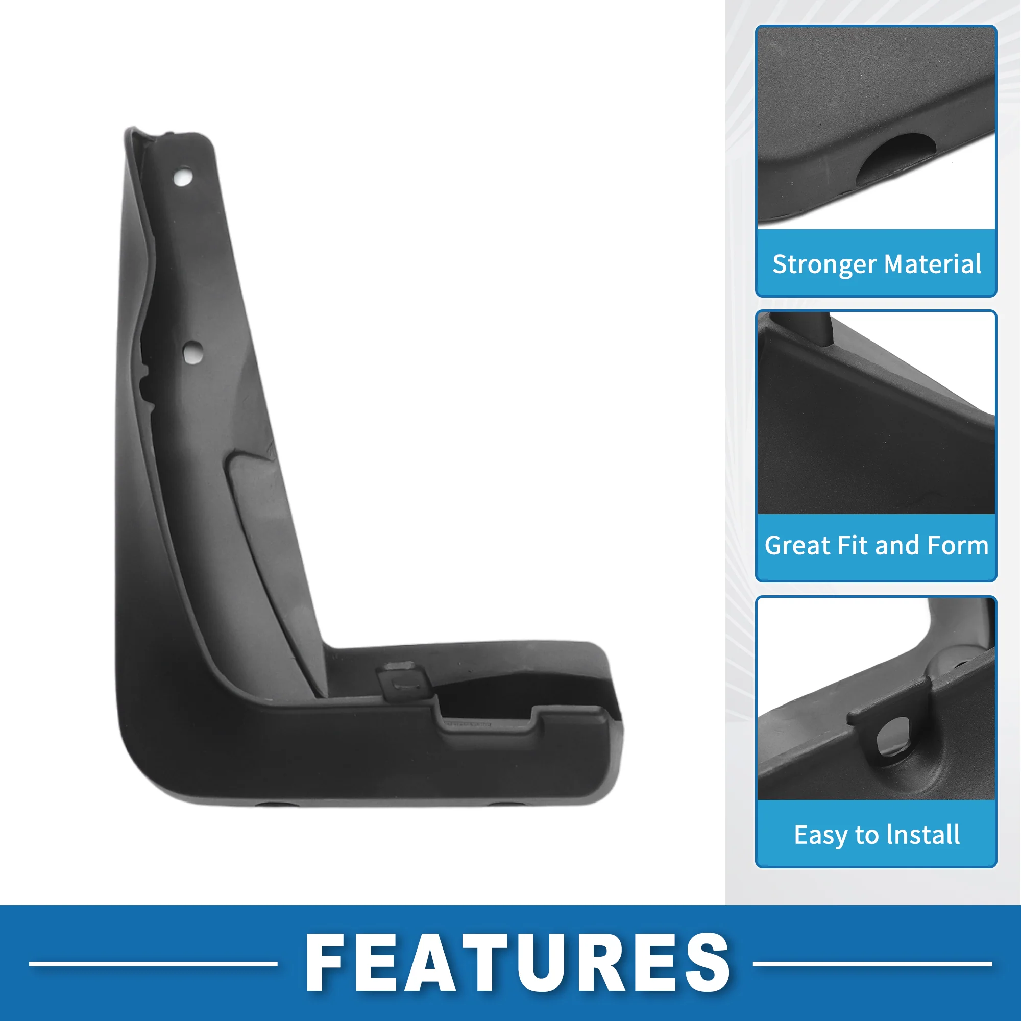 Mud Flap Splash Guard with Mount Accessories Front & Rear Side Mud Guard for BMW 318i 1999-1999 (Set of 4) - Image 4