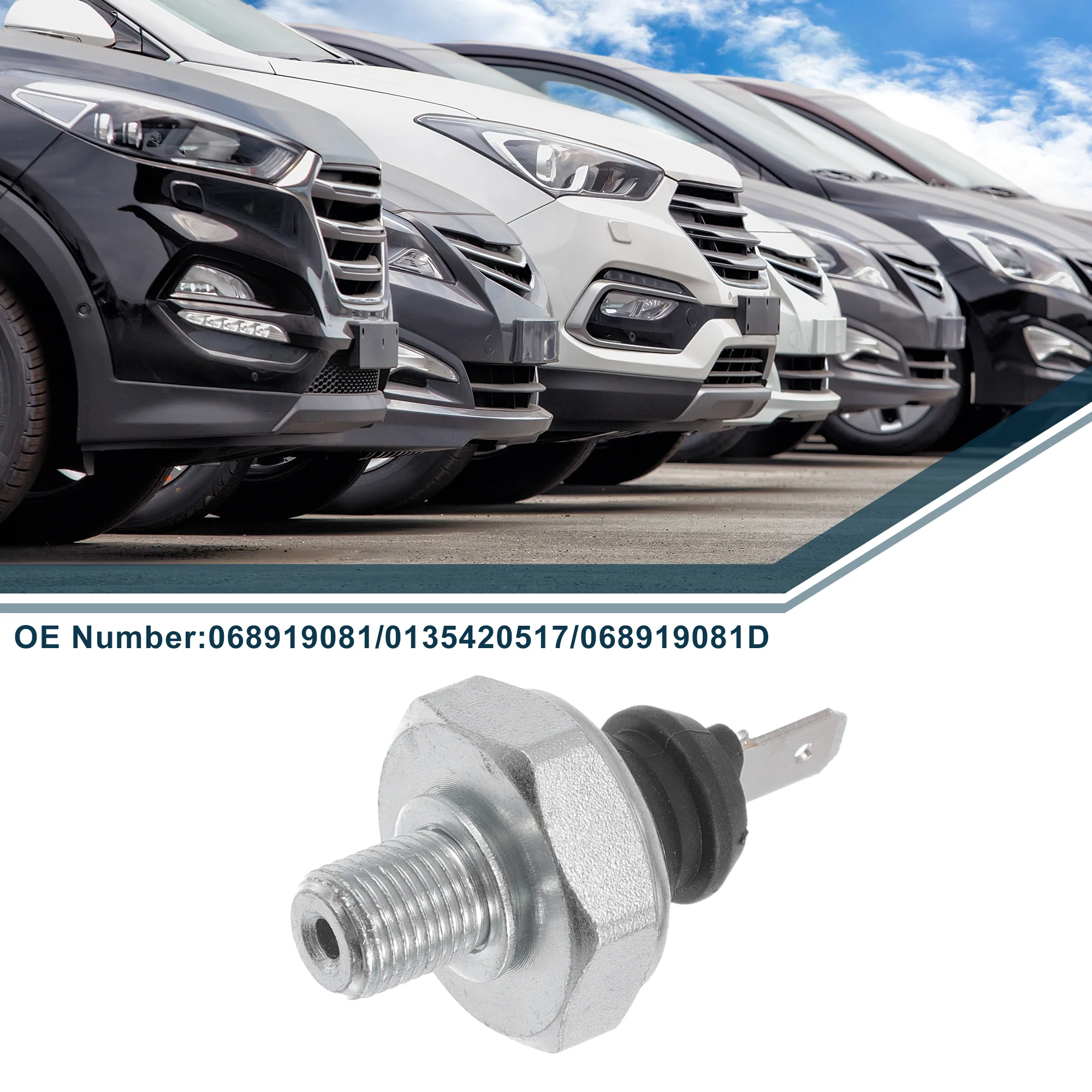 Fuel Pressure Sensor for Volkswagen Jetta Durable No.068919081/0135420517 | Oil Pressure Sensor 1 Pc for Volkswagen Golf - Image 2