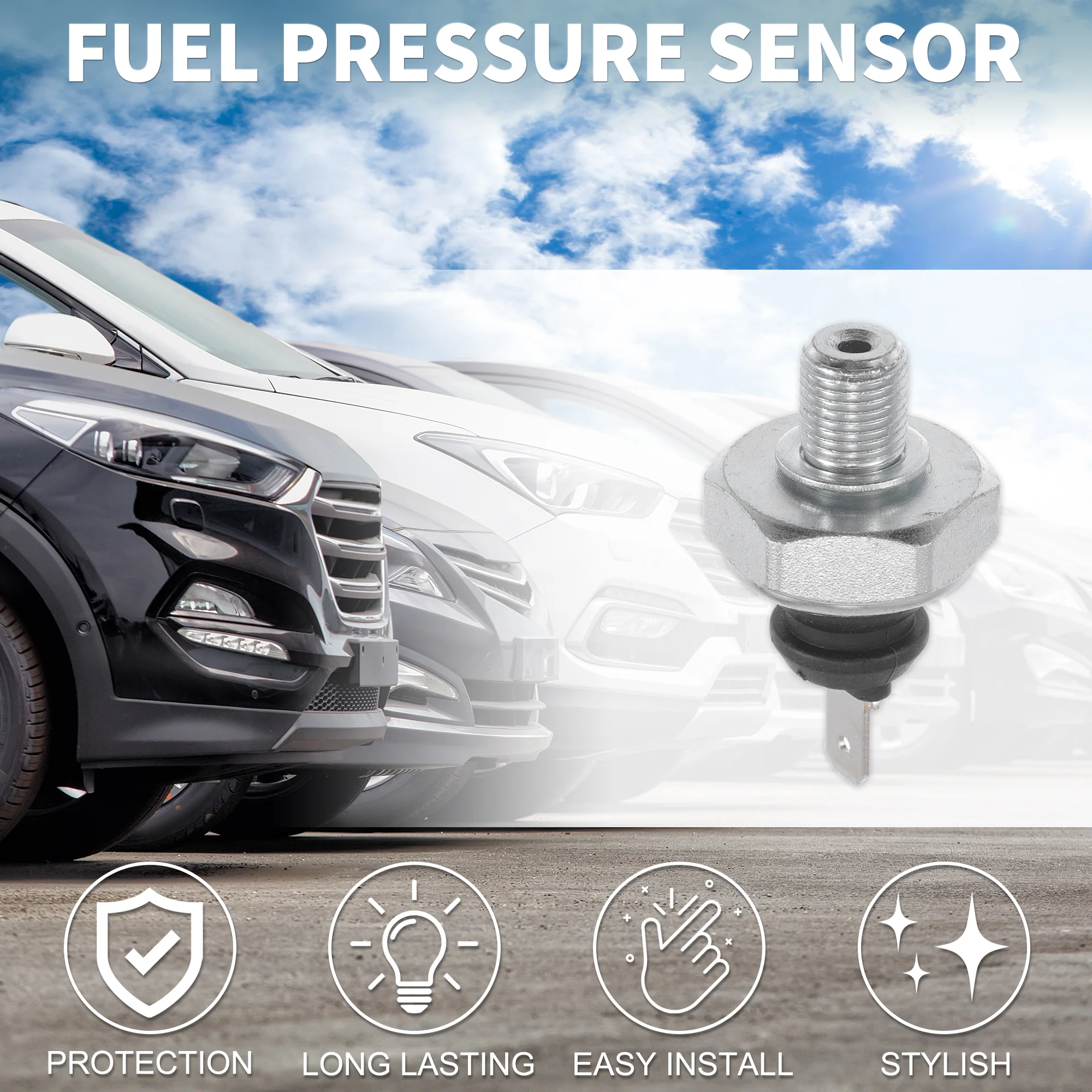 Fuel Pressure Sensor for Volkswagen Jetta Durable No.068919081/0135420517 | Oil Pressure Sensor 1 Pc for Volkswagen Golf - Image 3