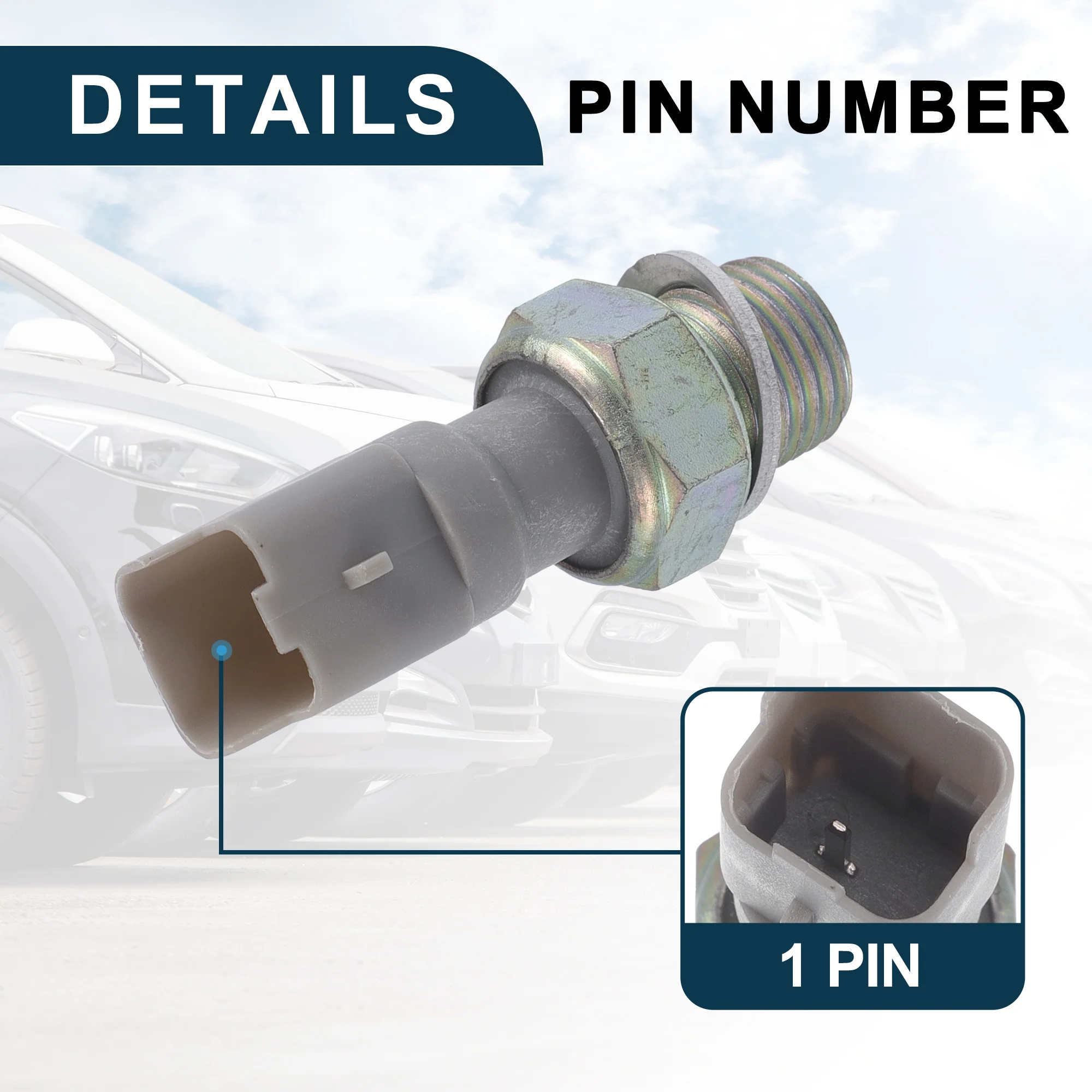 Fuel Pressure Sensor for Mini R55 Clubman Cooper S JCW Durable No.12617568481/12617536724 | Oil Pressure Sensor 1 Pc for Mini R58 Coupe JCW - Image 6
