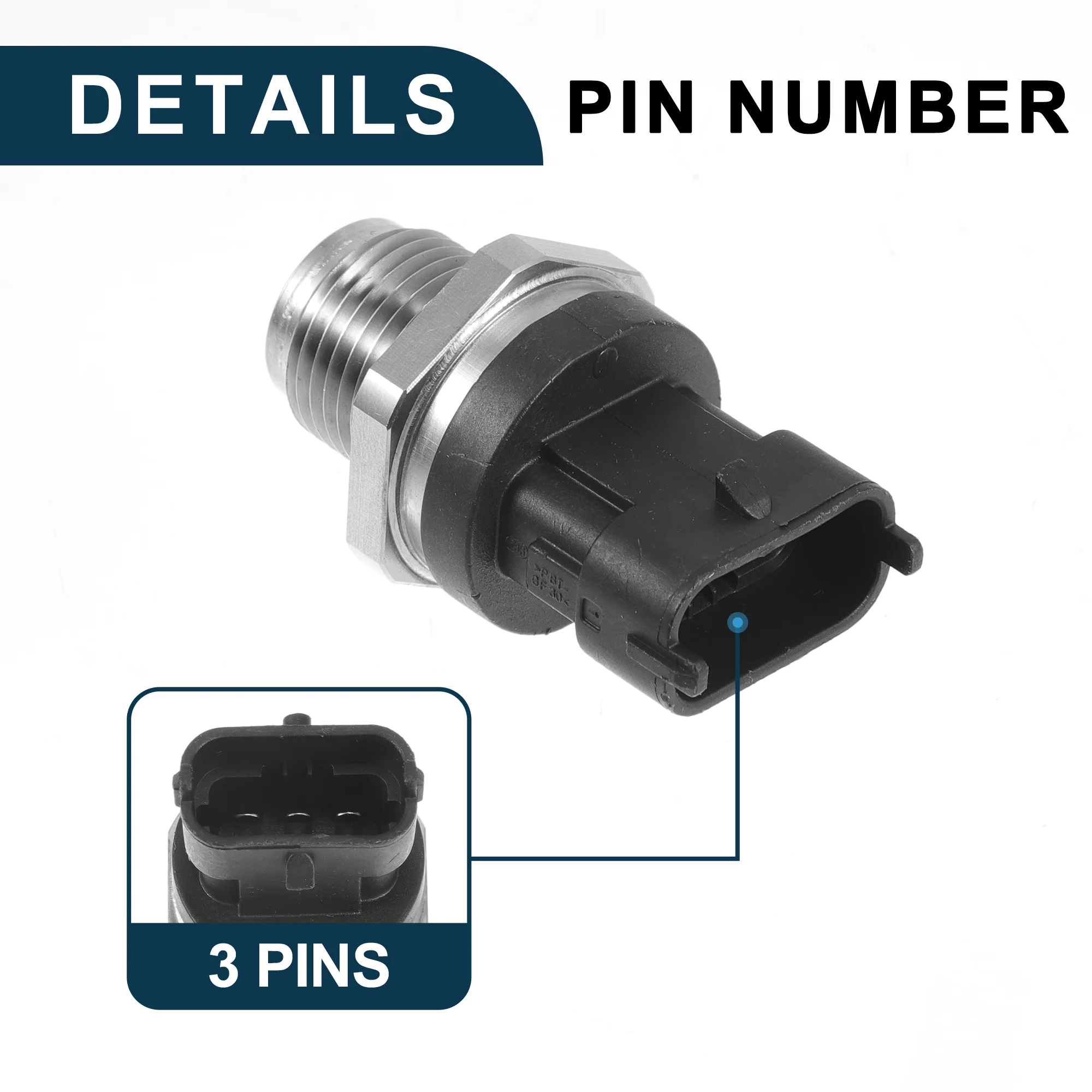 Fuel Pressure Sensor Durable for AUDI for FIAT for GMC for ISUZU for LANCIA for OPEL for RENAULT for VW No.01182560 | Oil Pressure Sensor 1 Pcs - Image 6
